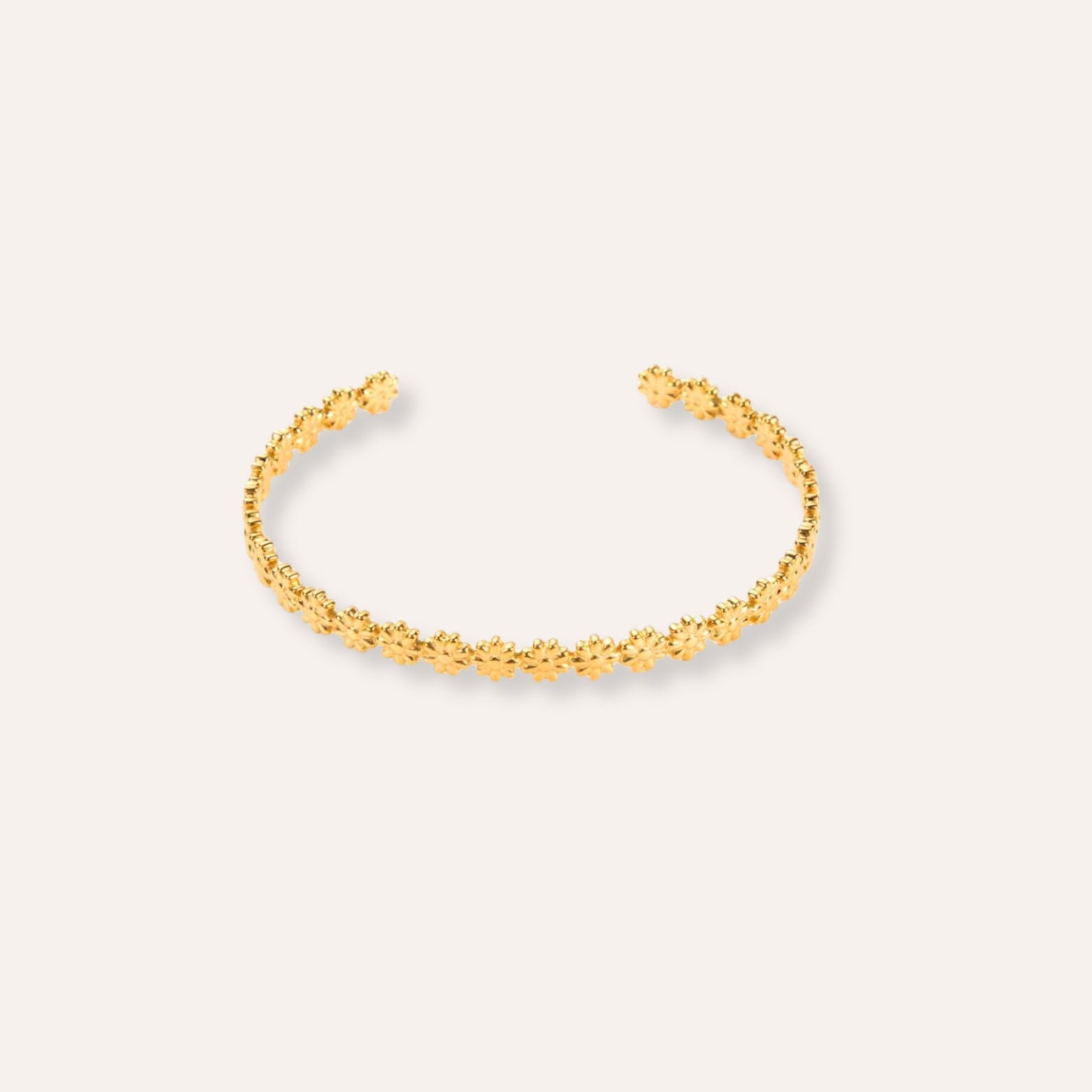 Cléa | Jonc fleurs en acier inoxydable