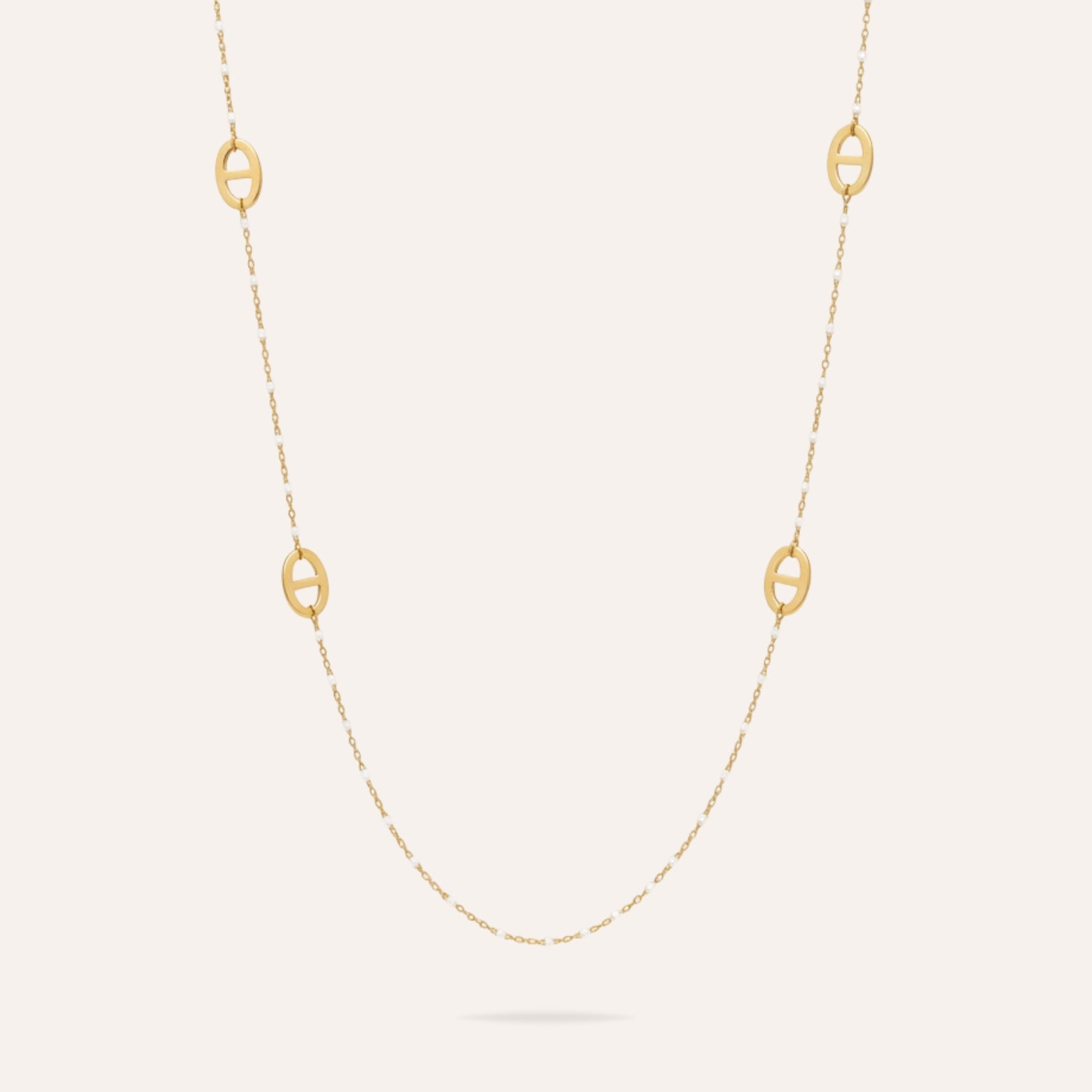 Adriana | Collier sautoir en acier inoxydable