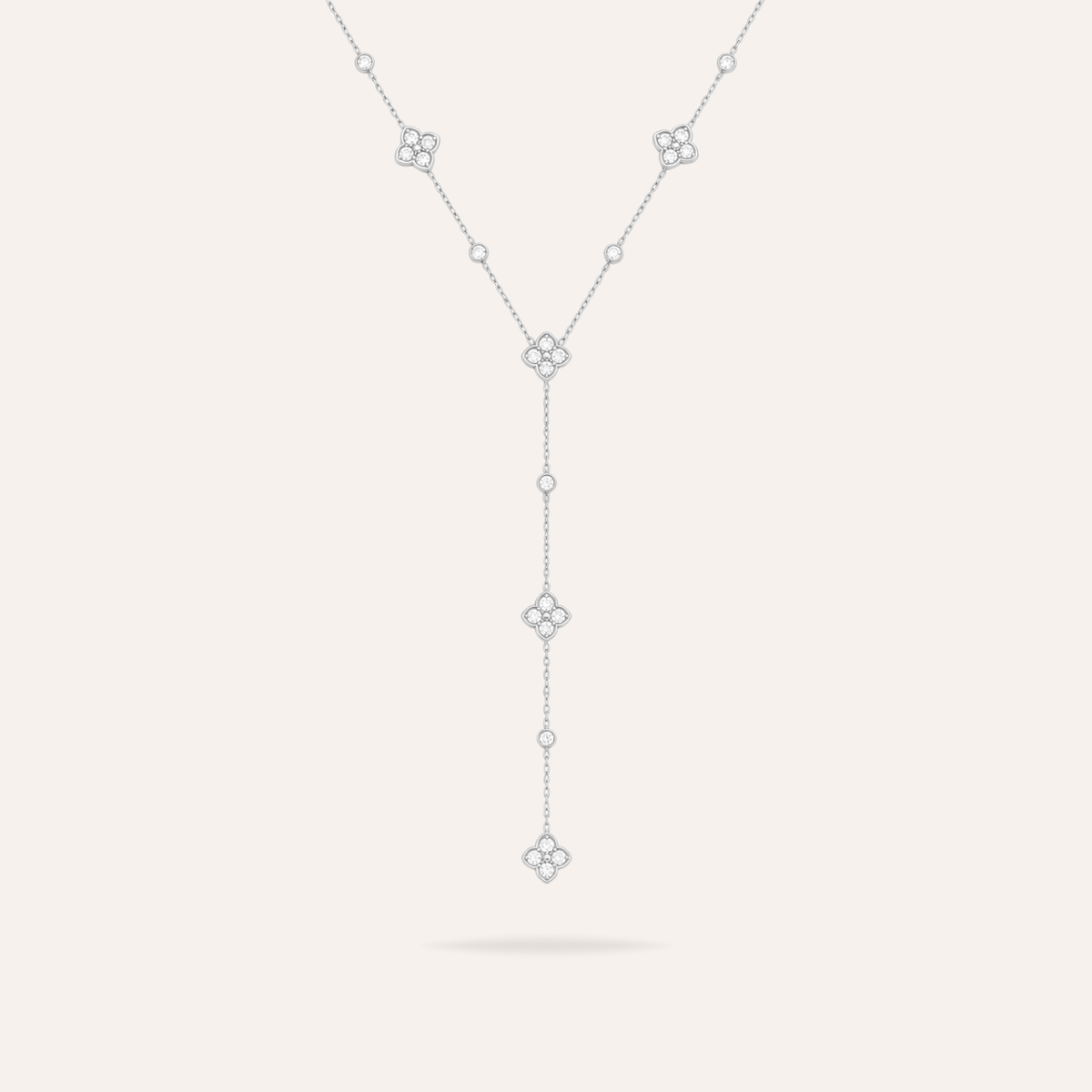 Aliénor | Collier en acier inoxydable et zircons