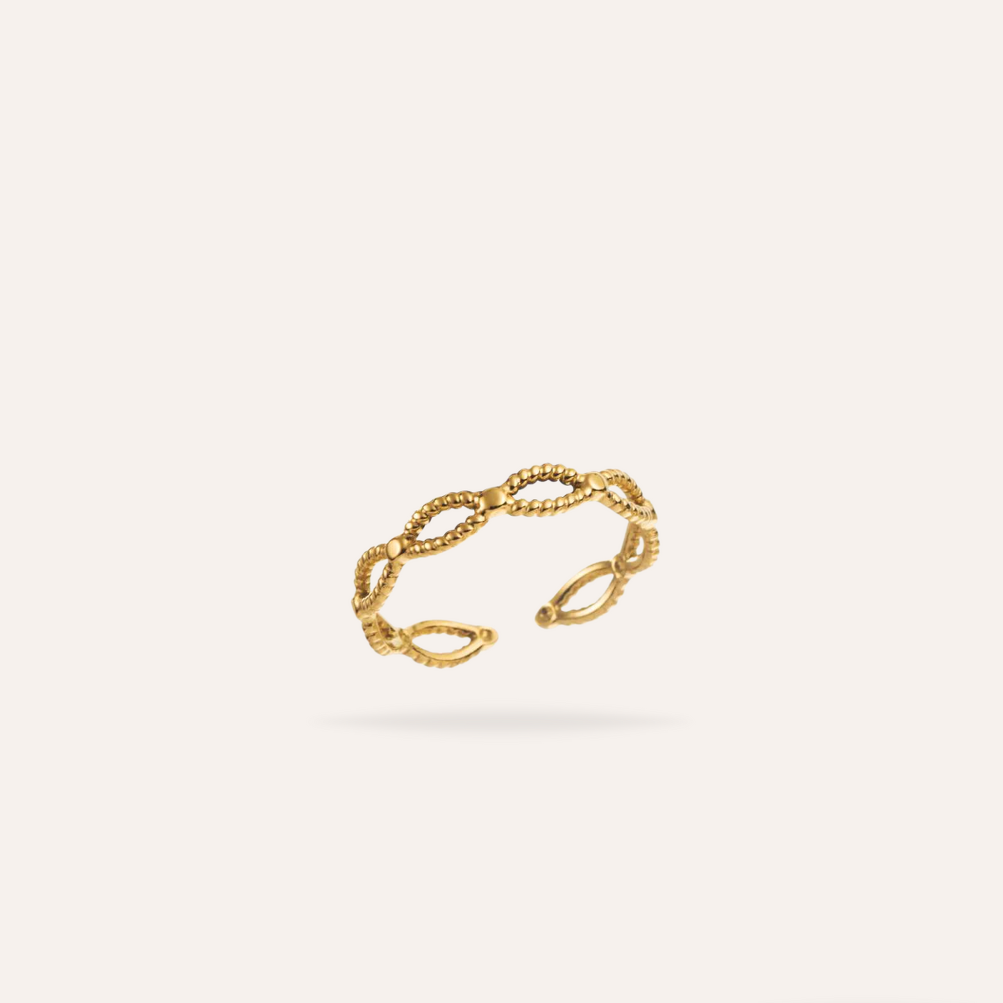 Abby | Bague en acier inoxydable
