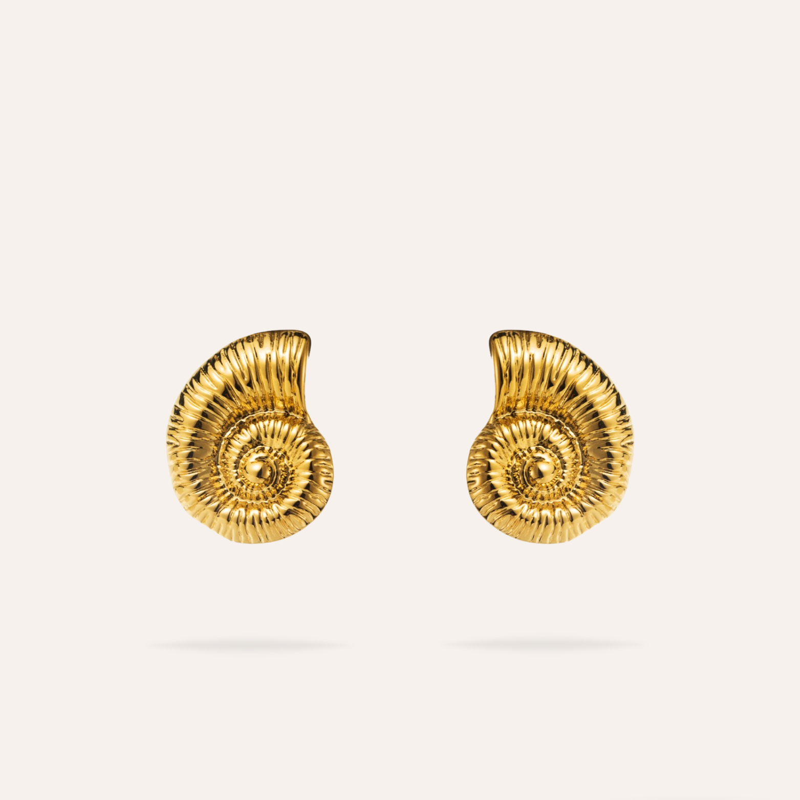 Moana | Boucles d'oreilles coquillage en acier inoxydable