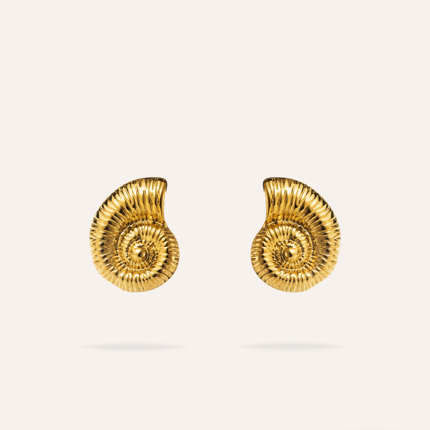 Moana | Boucles d'oreilles coquillage en acier inoxydable