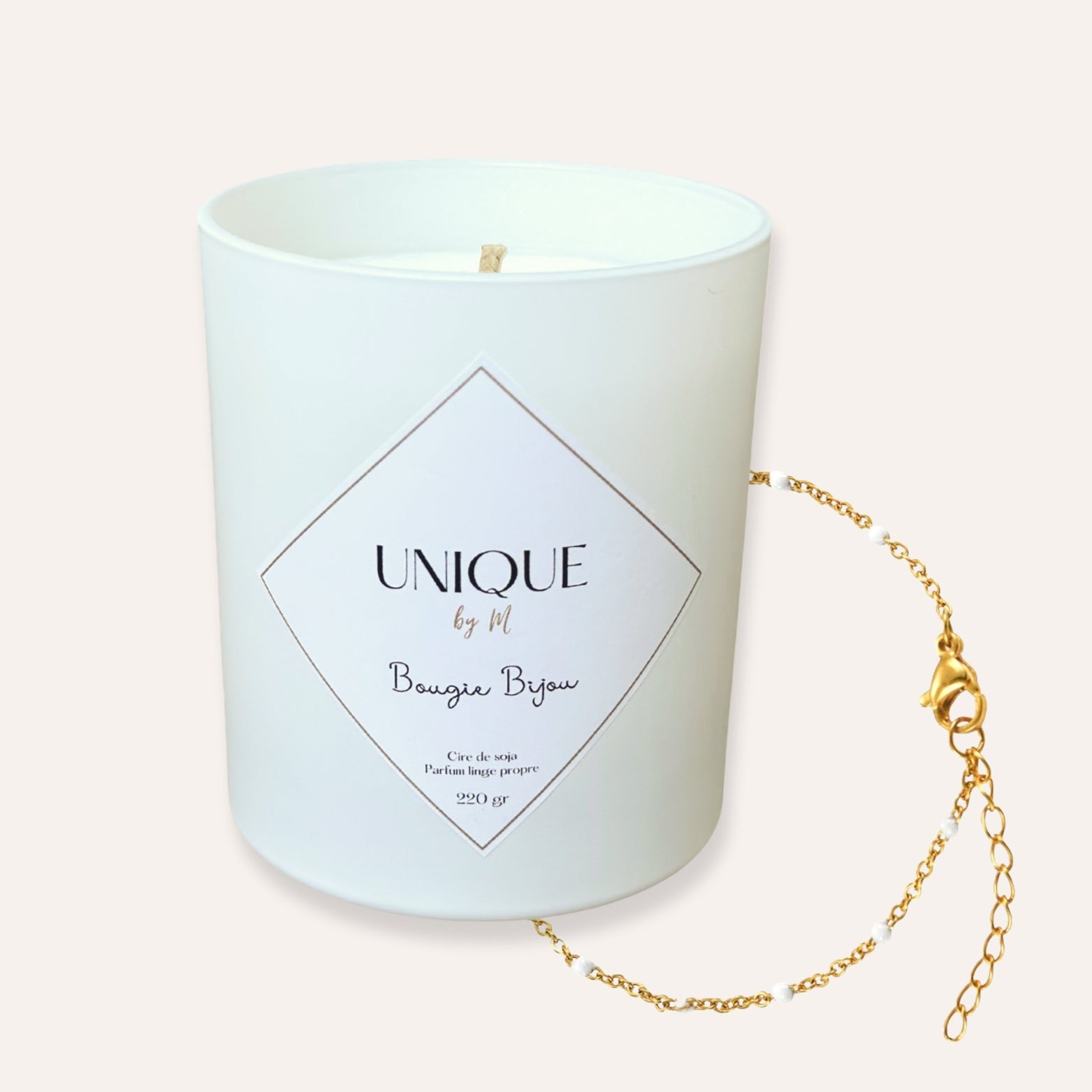 LA BOUGIE BIJOU - 100% naturelle, parfum linge propre