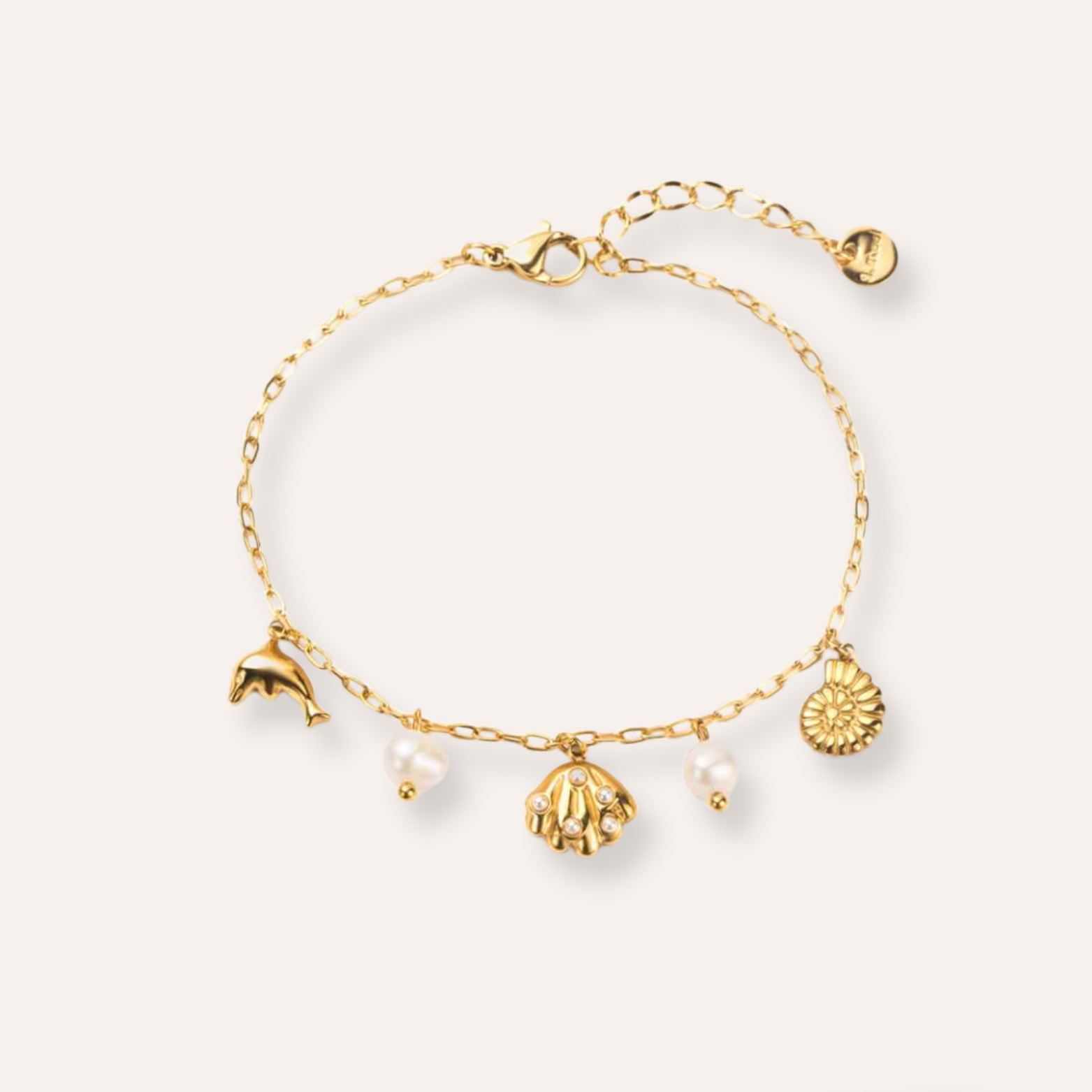 Moana | Bracelet breloques en acier inoxydable