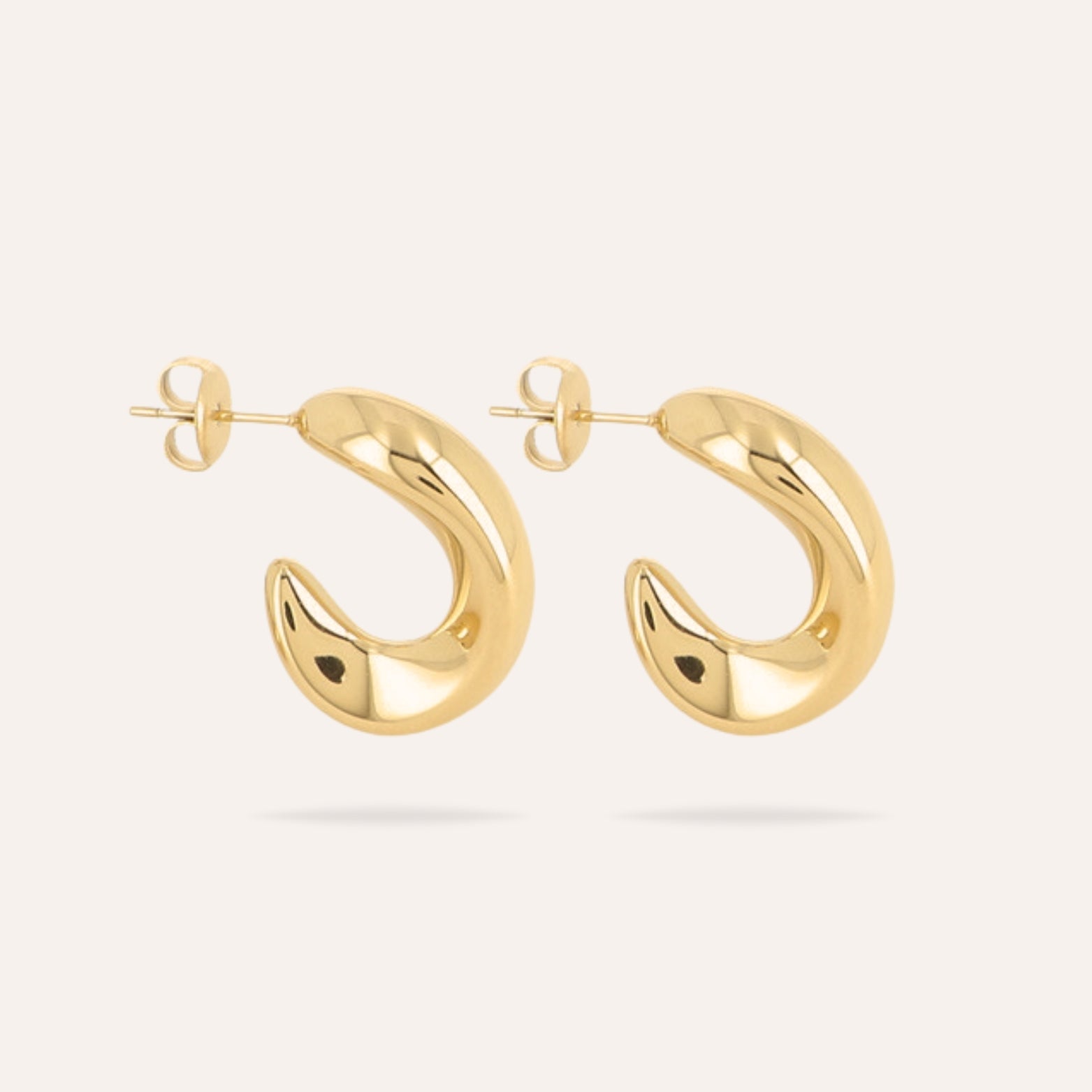 Caroline | Boucles d'oreilles acier inoxydable