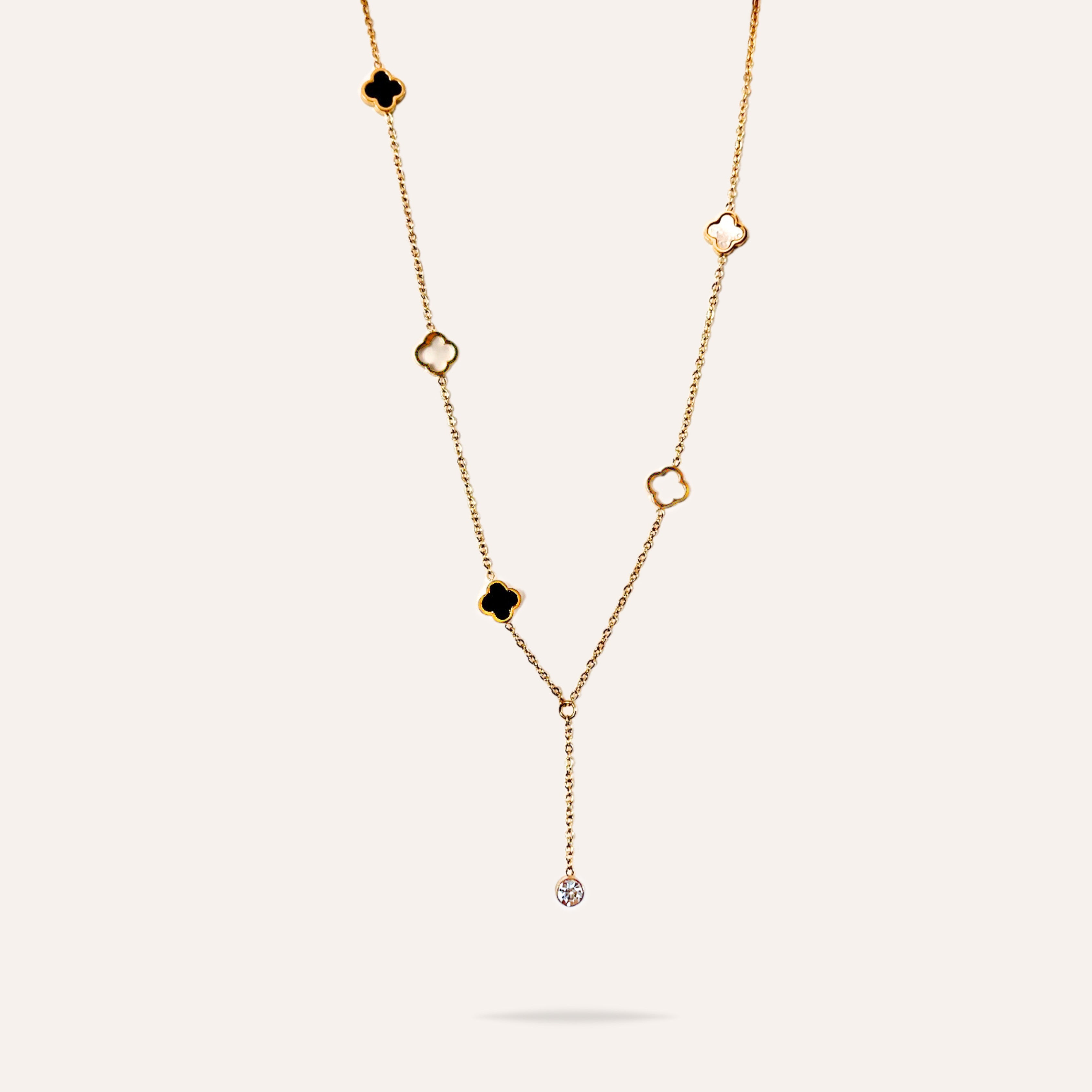 Charlie | Collier reversible en acier inoxydable doré