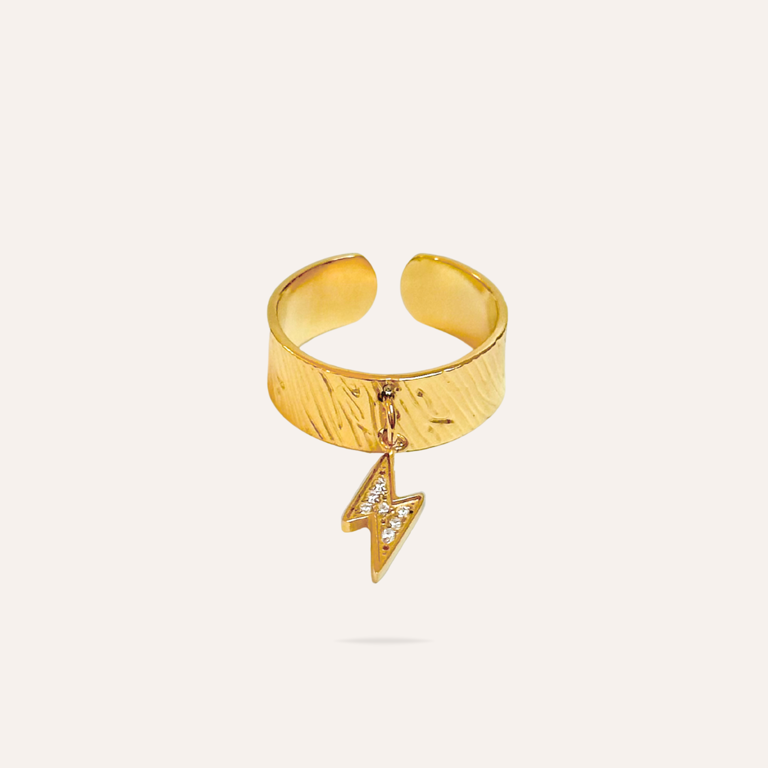 Eurydice | Bague breloque en acier inoxydable