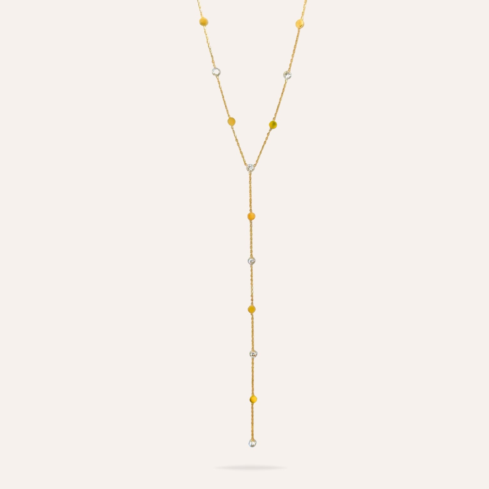 Faustine | Collier en acier inoxydable et zircons