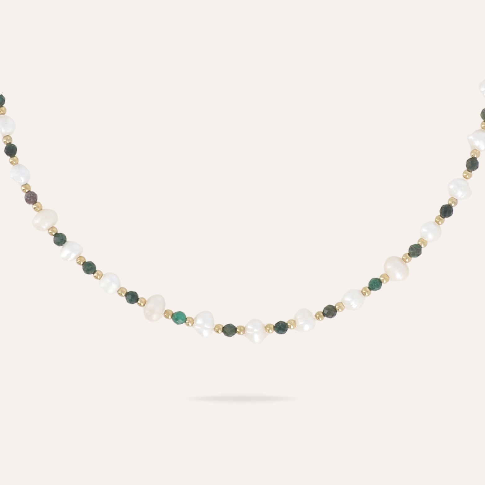 Florence | Collier en perles d'eau douce et acier inoxydable