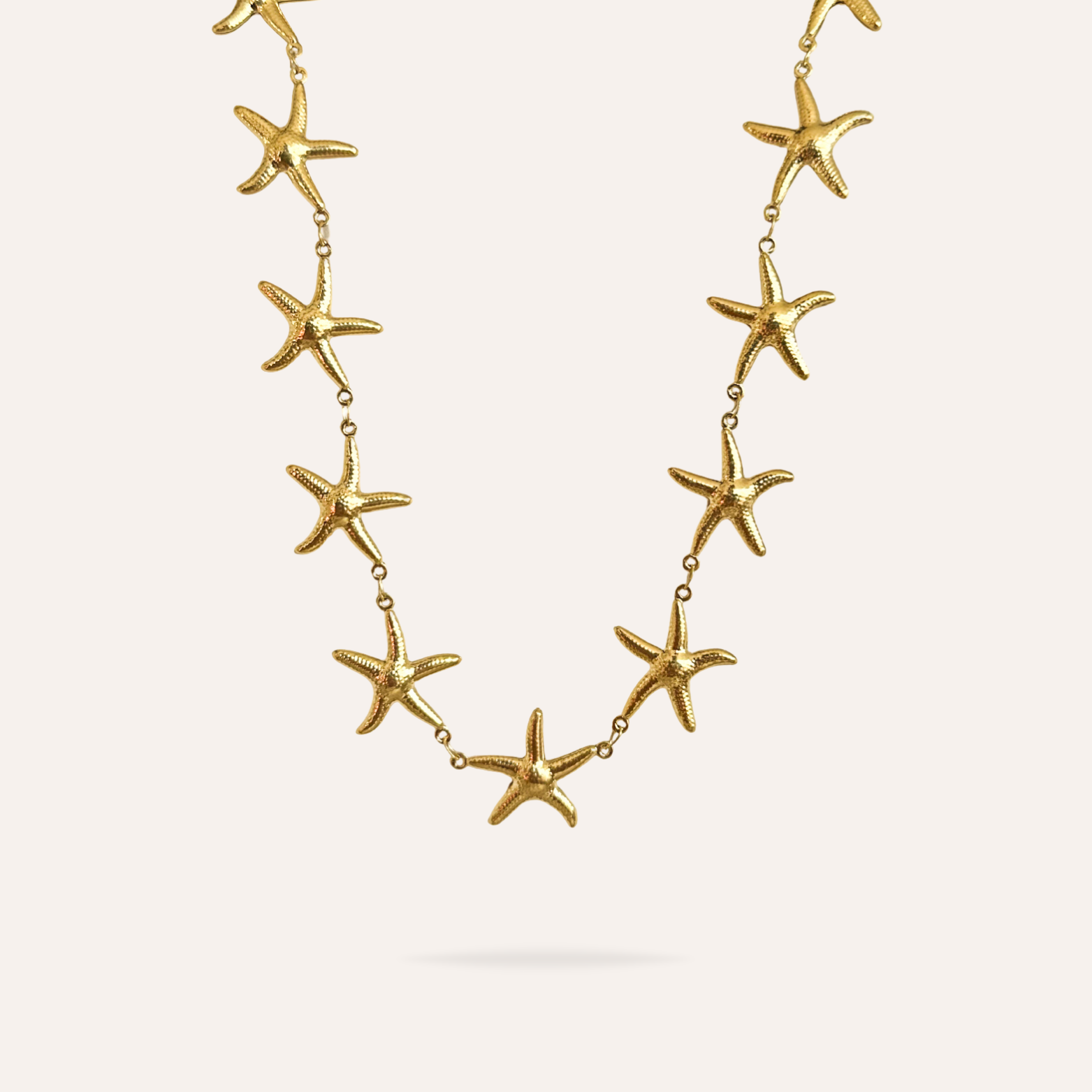 Francesca | Collier étoile de mer en acier inoxydable
