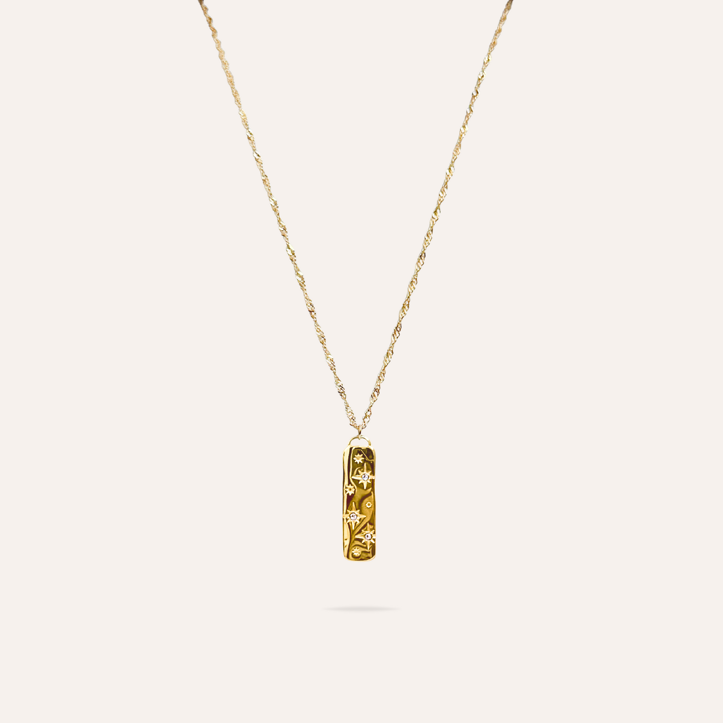 Gaia | Collier pendentif étoile en acier inoxydable