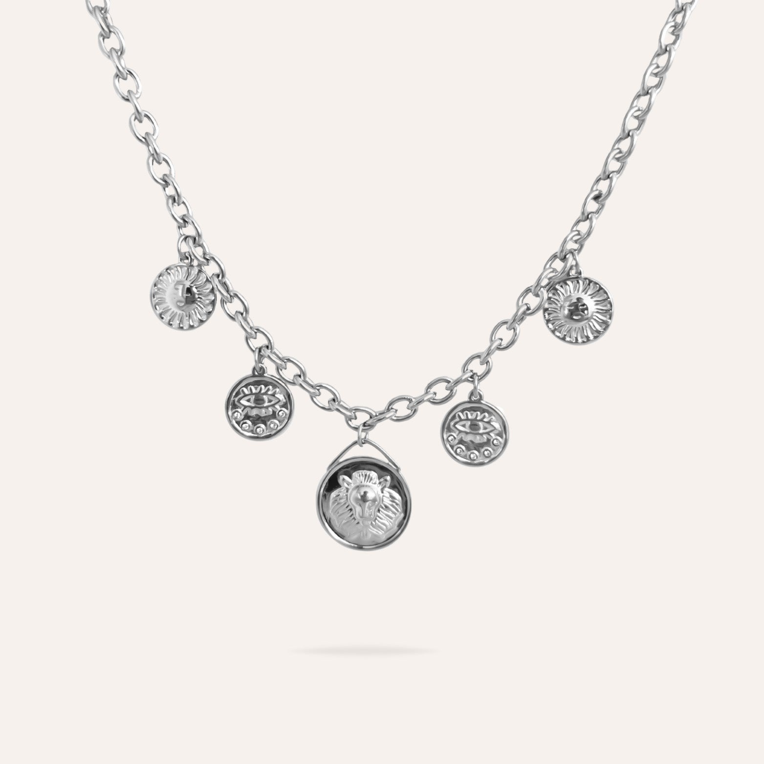 Georgia | Collier pièces en acier inoxydable