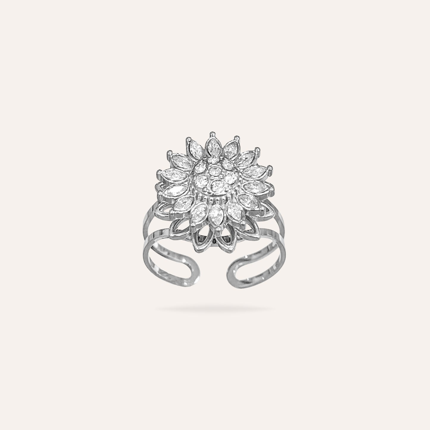 Iris | Bague anti-stress en acier inoxydable