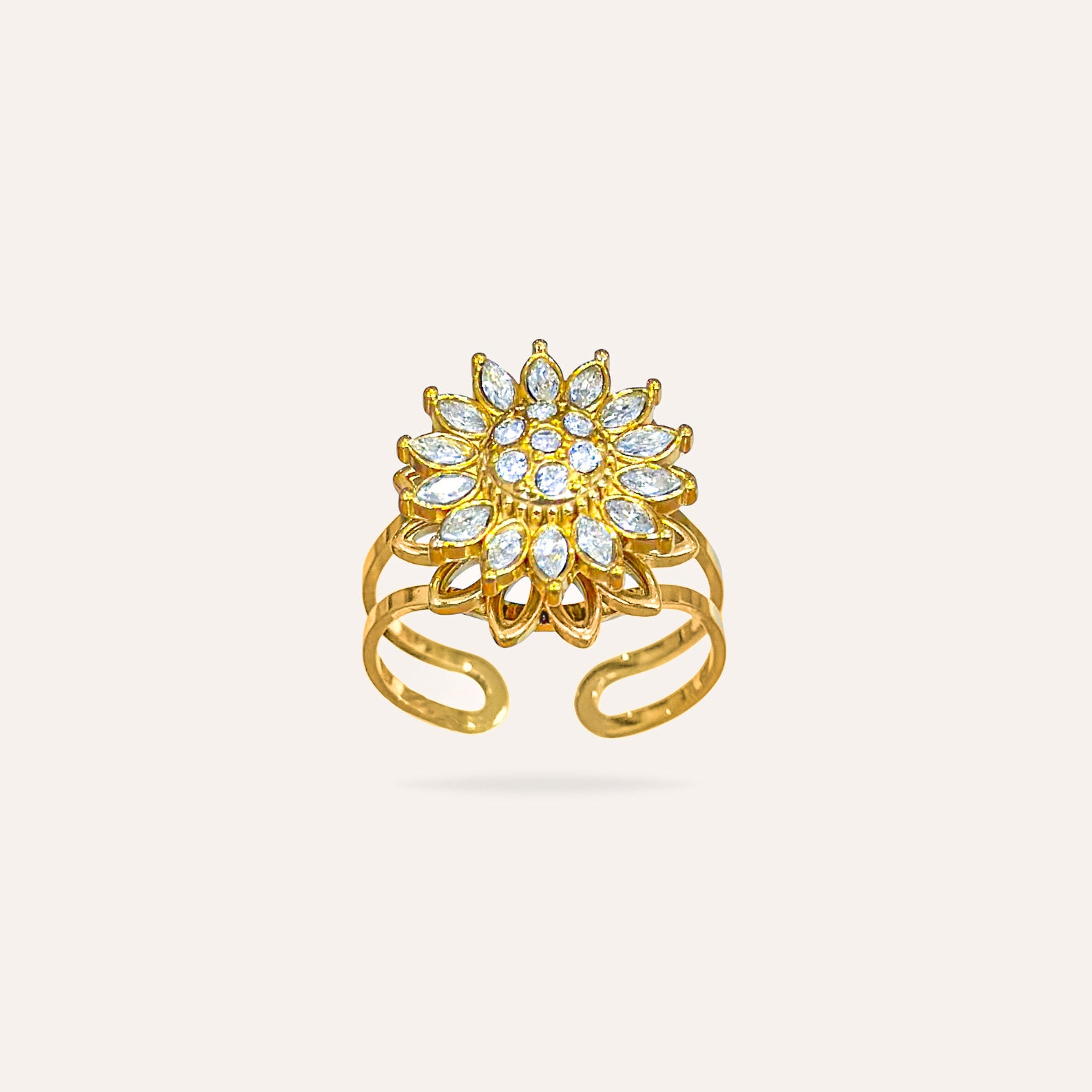 Iris | Bague anti-stress en acier inoxydable