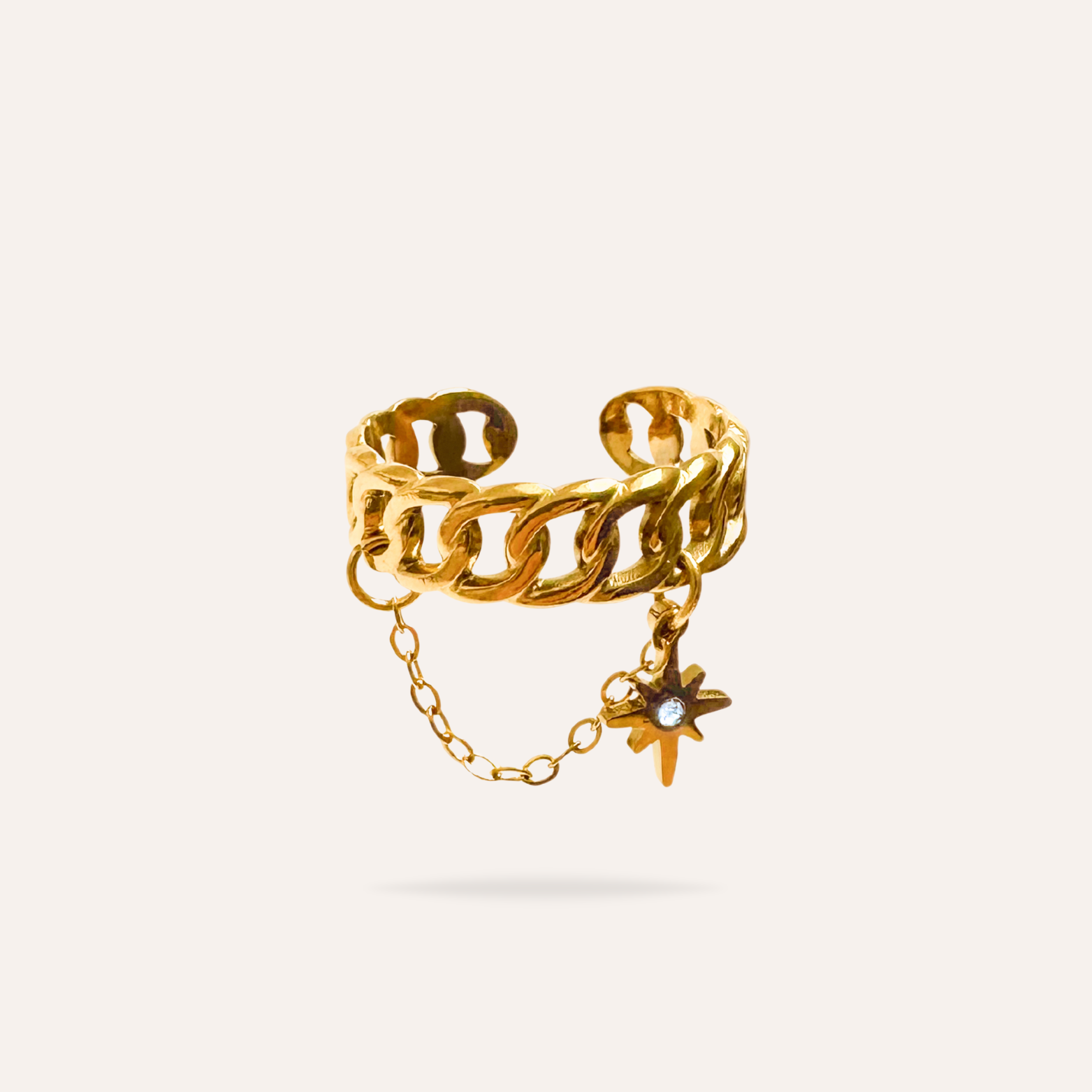 Justine | Bague en acier inoxydable