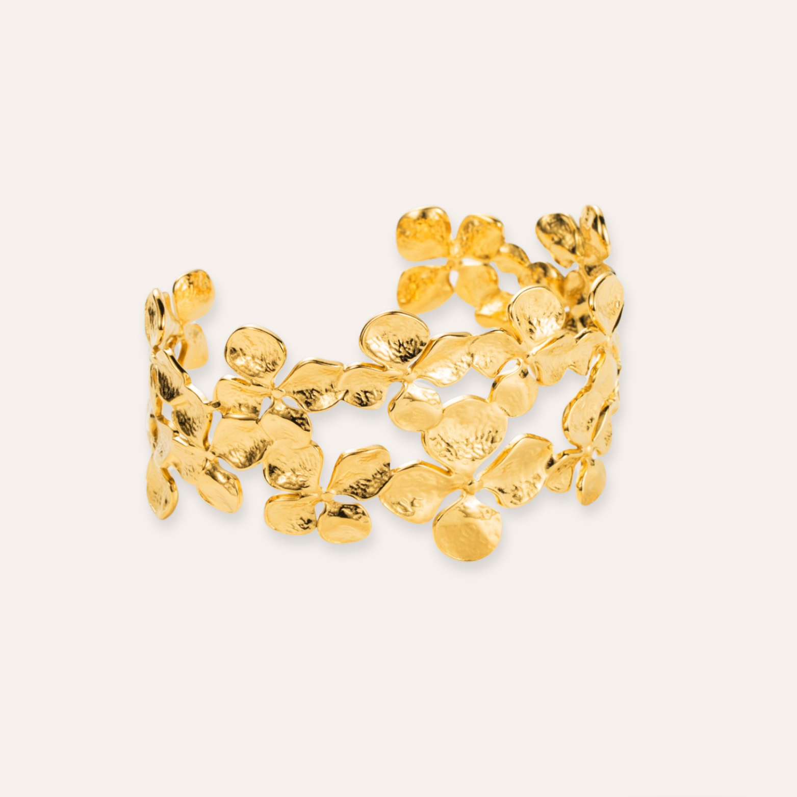 Bloom | Jonc fleurs en acier inoxydable