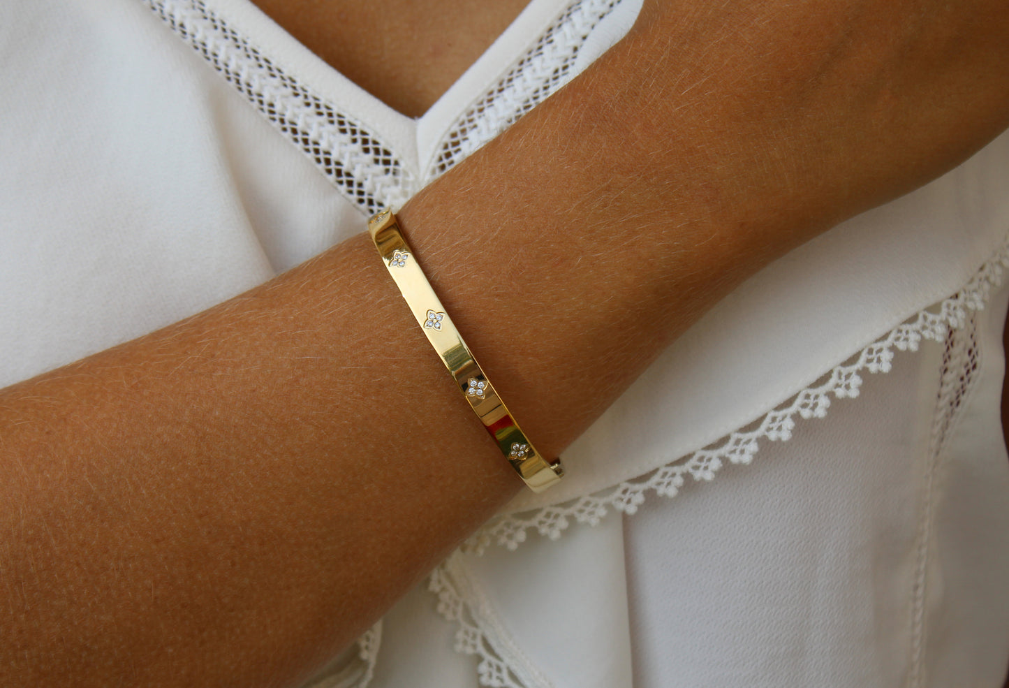 Kara | Bracelet jonc en acier inoxydable