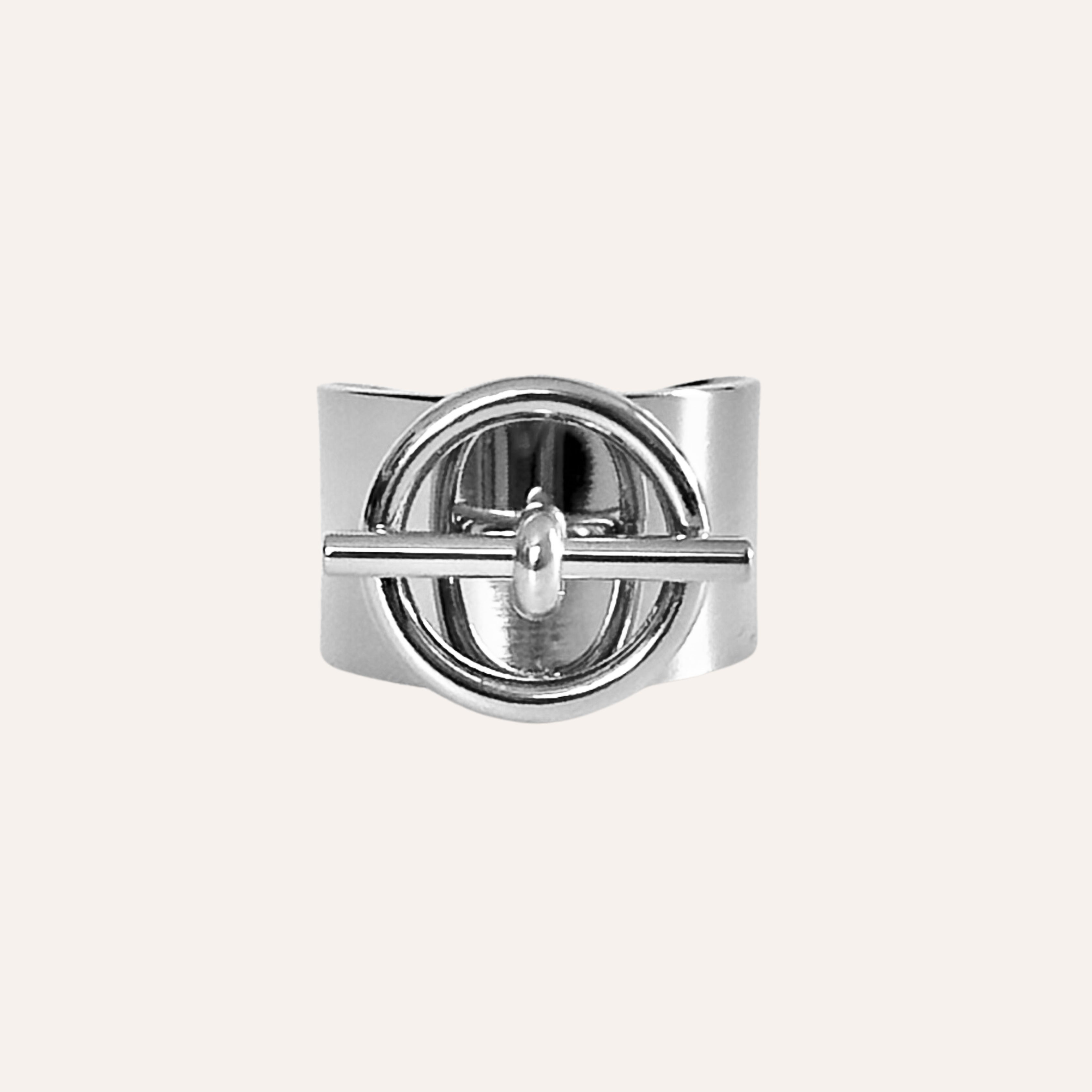 Leana | Bague en acier inoxydable