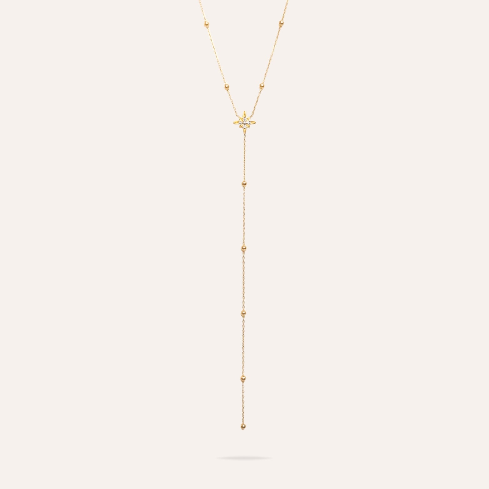 Lina | Collier en acier inoxydable et zircons