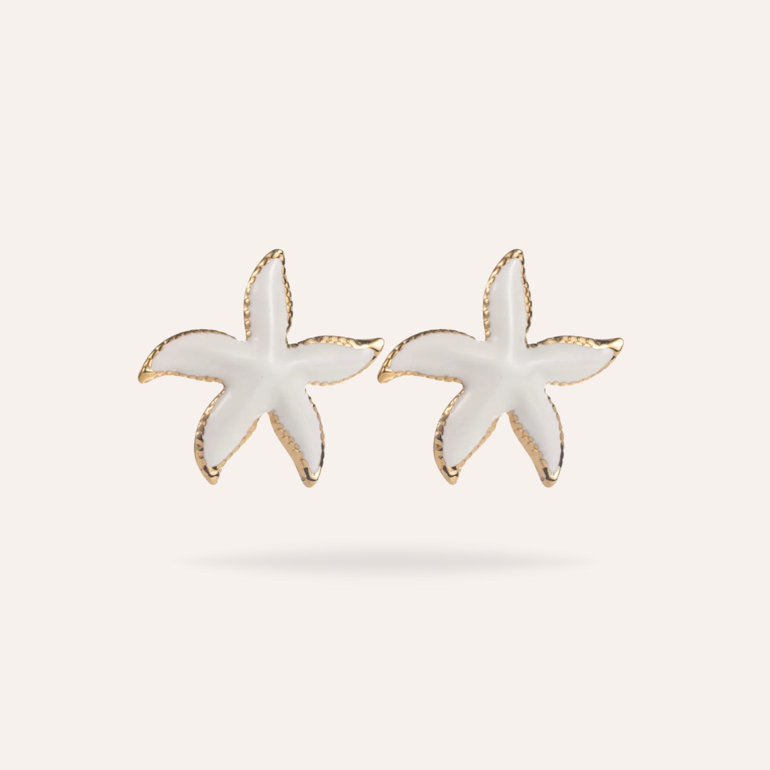 Marine | Boucles d'oreilles étoile en acier inoxydable