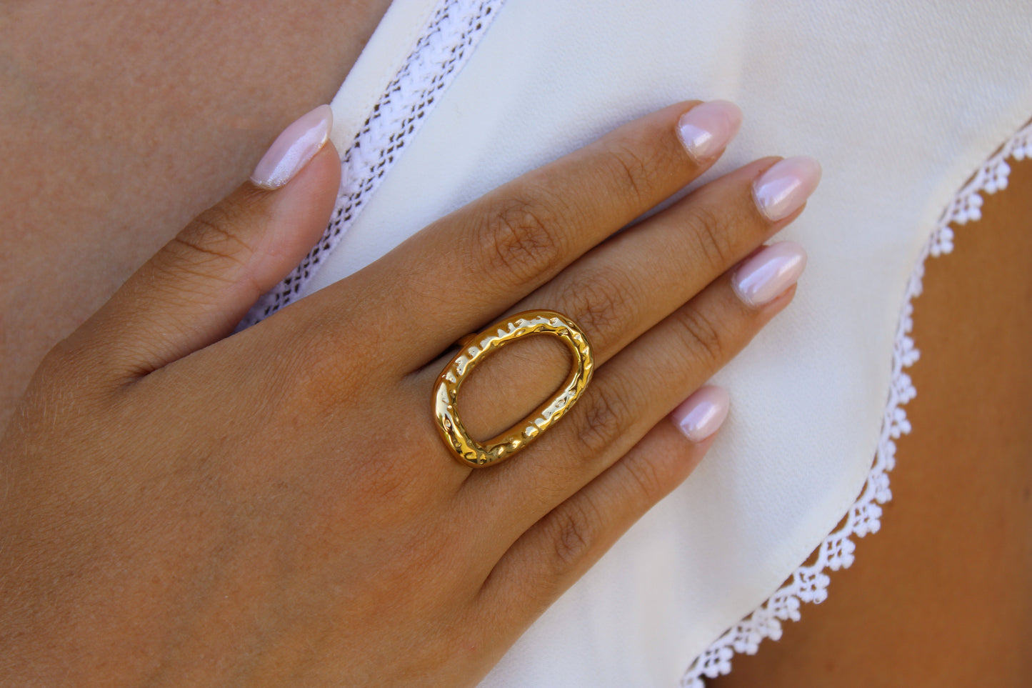 Méline | Bague en acier inoxydable