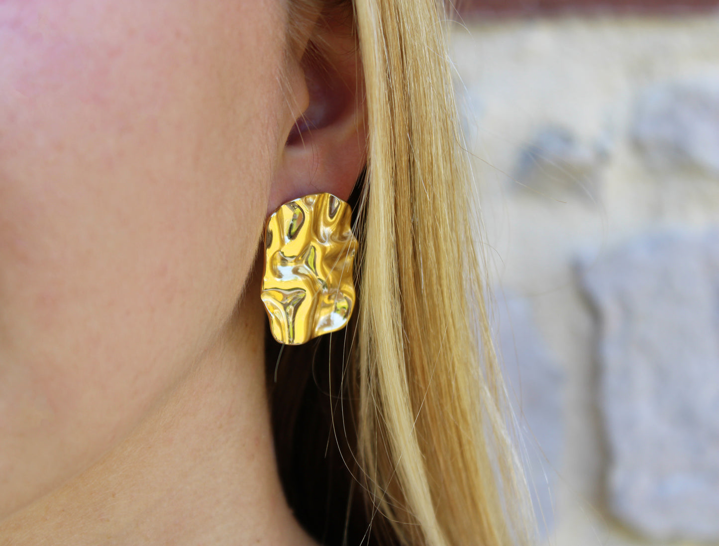 Méline | Boucles d'oreilles en acier inoxydable