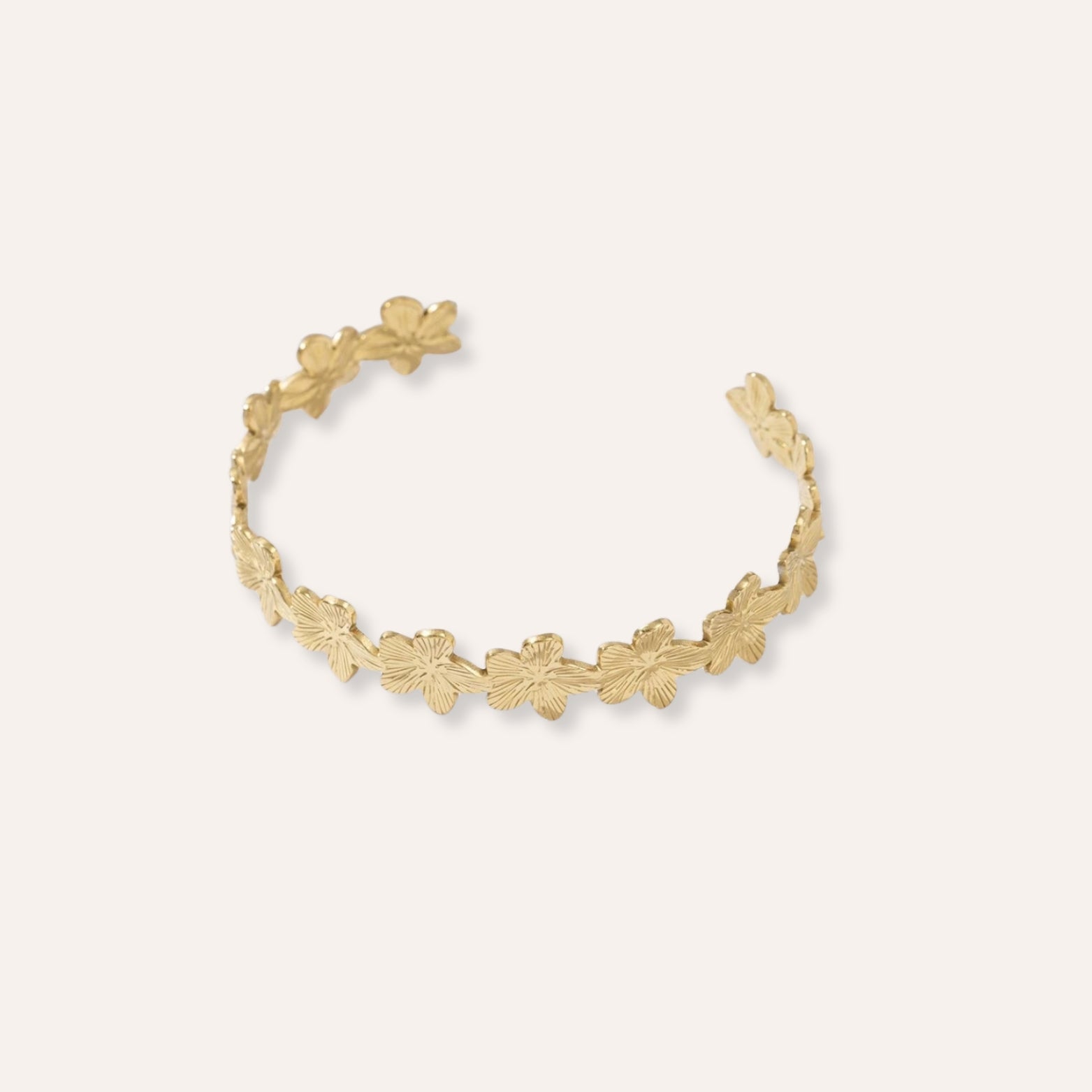 Milia | Jonc fleur en acier inoxydable