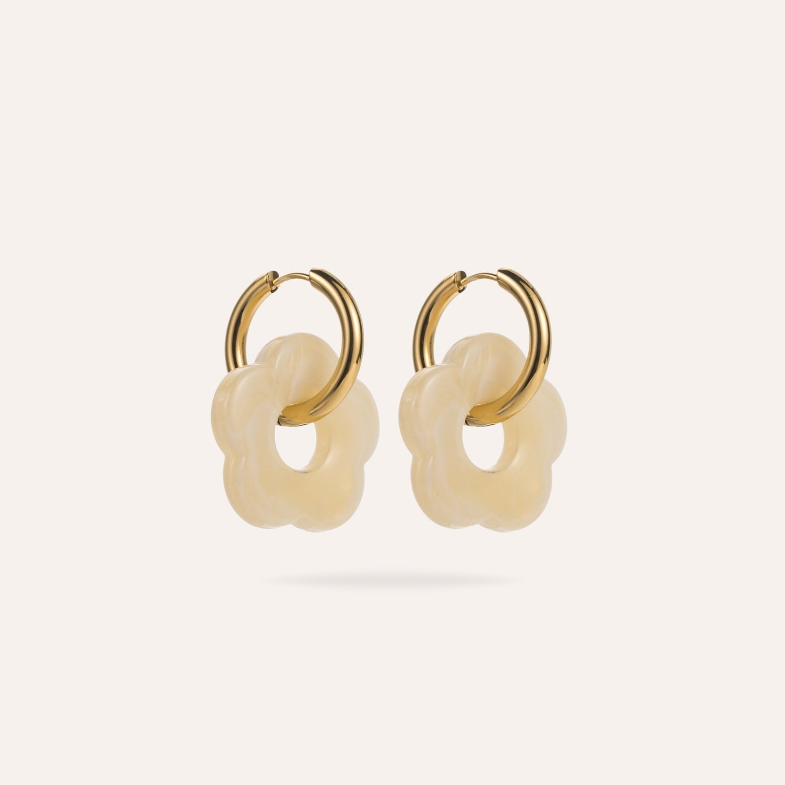 Milia | Boucles d'oreilles en acier inoxydable