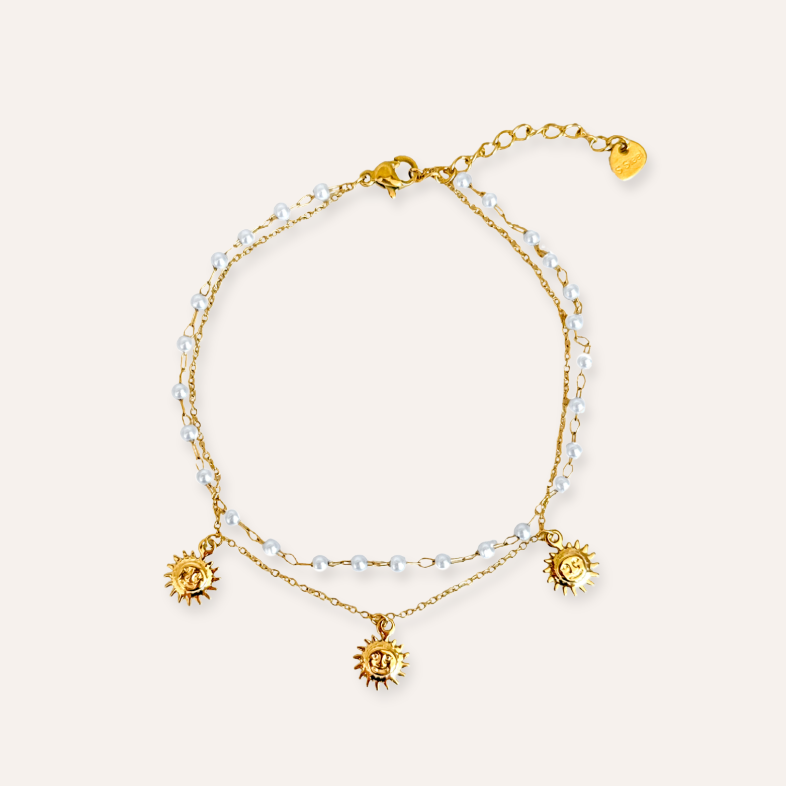 Moana | Bracelet de cheville en acier inoxydable