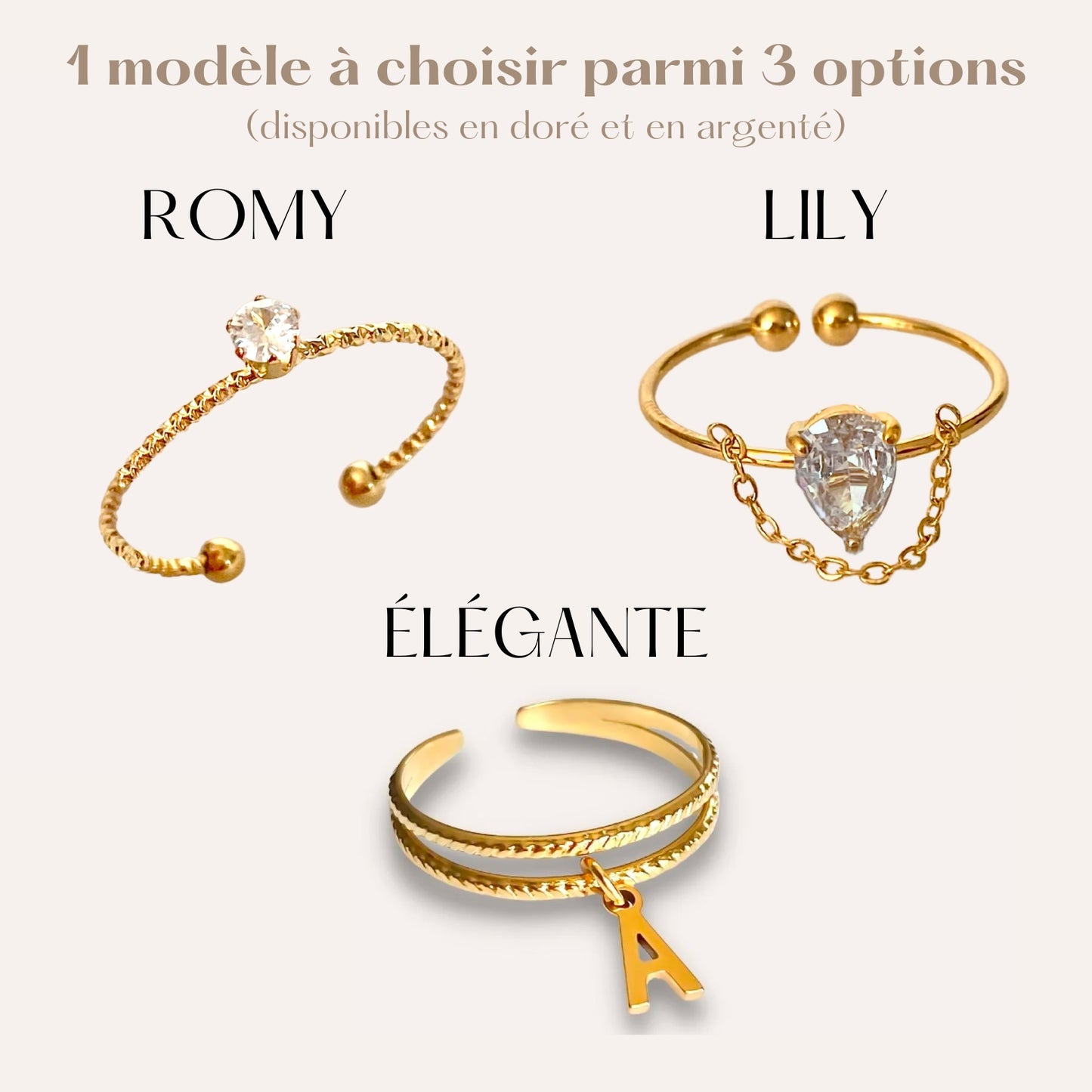 Fleur Surprise SAINT VALENTIN ♥ Ecrin fleur + 1 bague en acier inoxydable