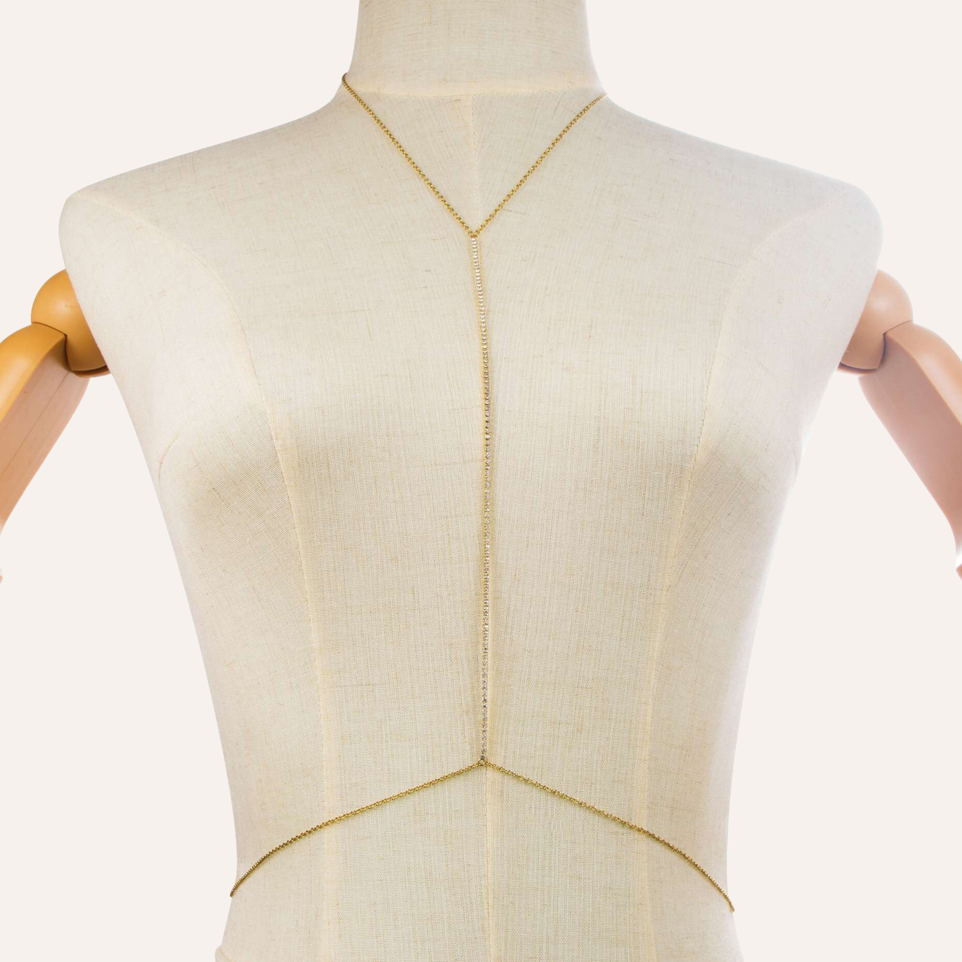 NINA - Chaîne de corps en acier inoxydable