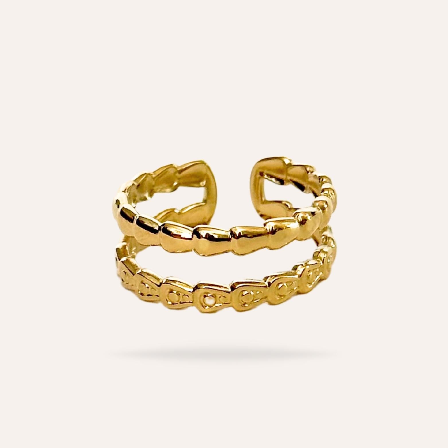 Olivia | Bague en acier inoxydable