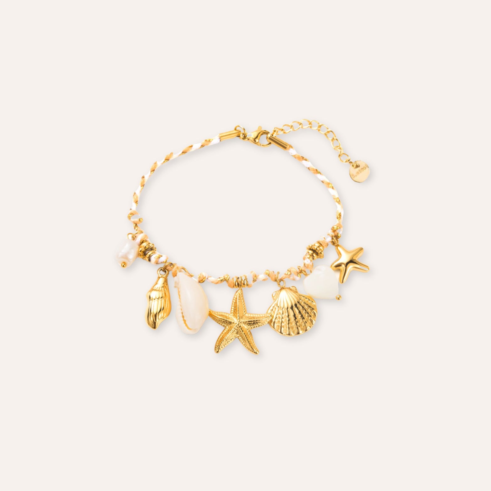 Pohésia | Bracelet breloques en acier inoxydable