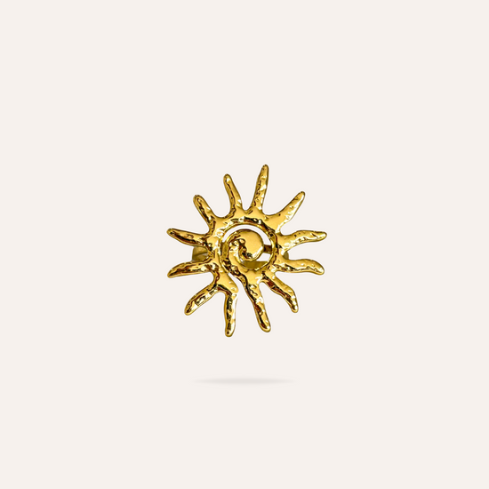 Rita | Bague soleil en acier inoxydable