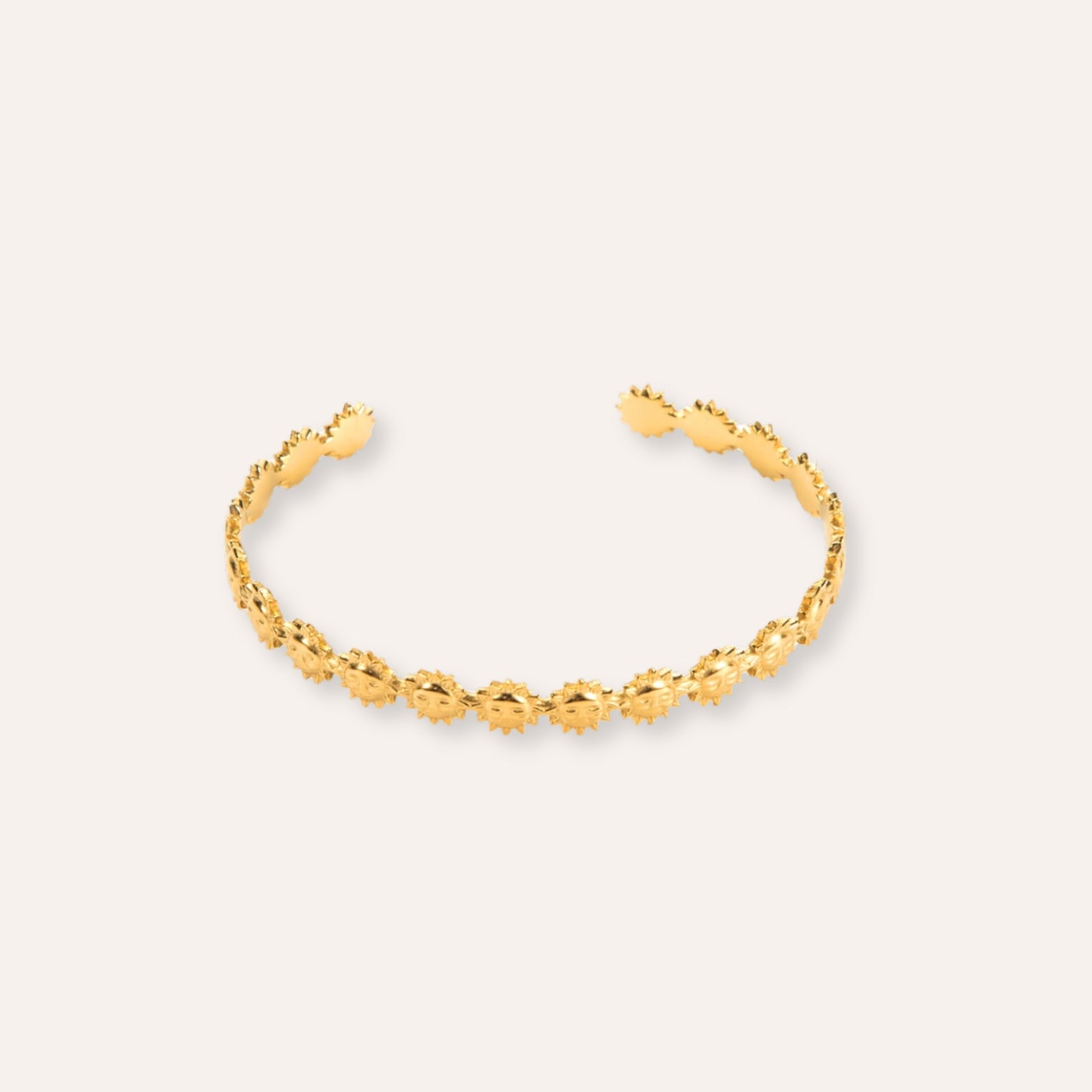 Rita | Jonc soleils en acier inoxydable