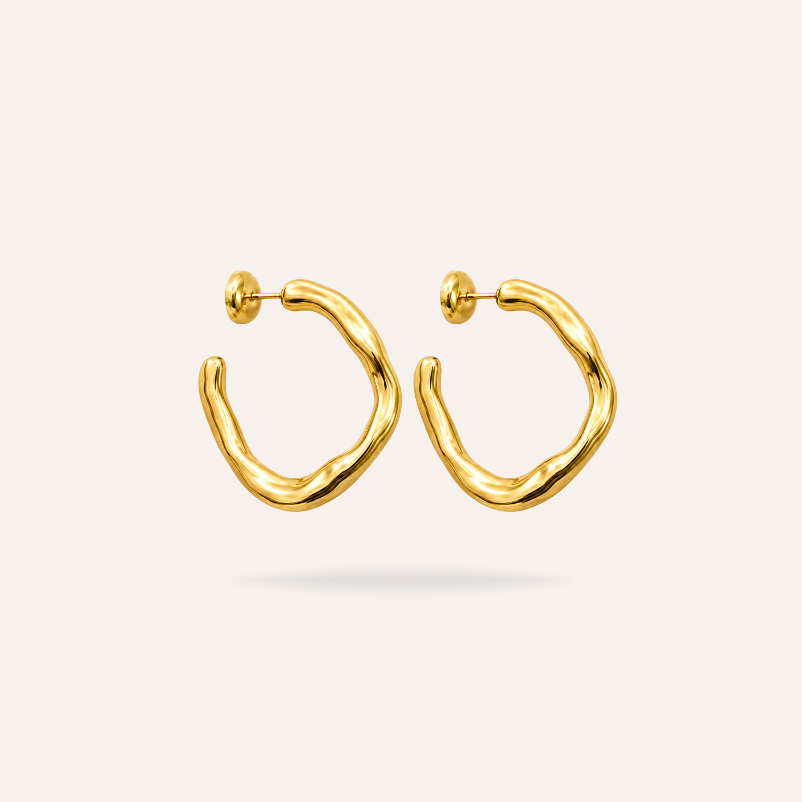 Séléna | Boucles d'oreilles en acier inoxydable