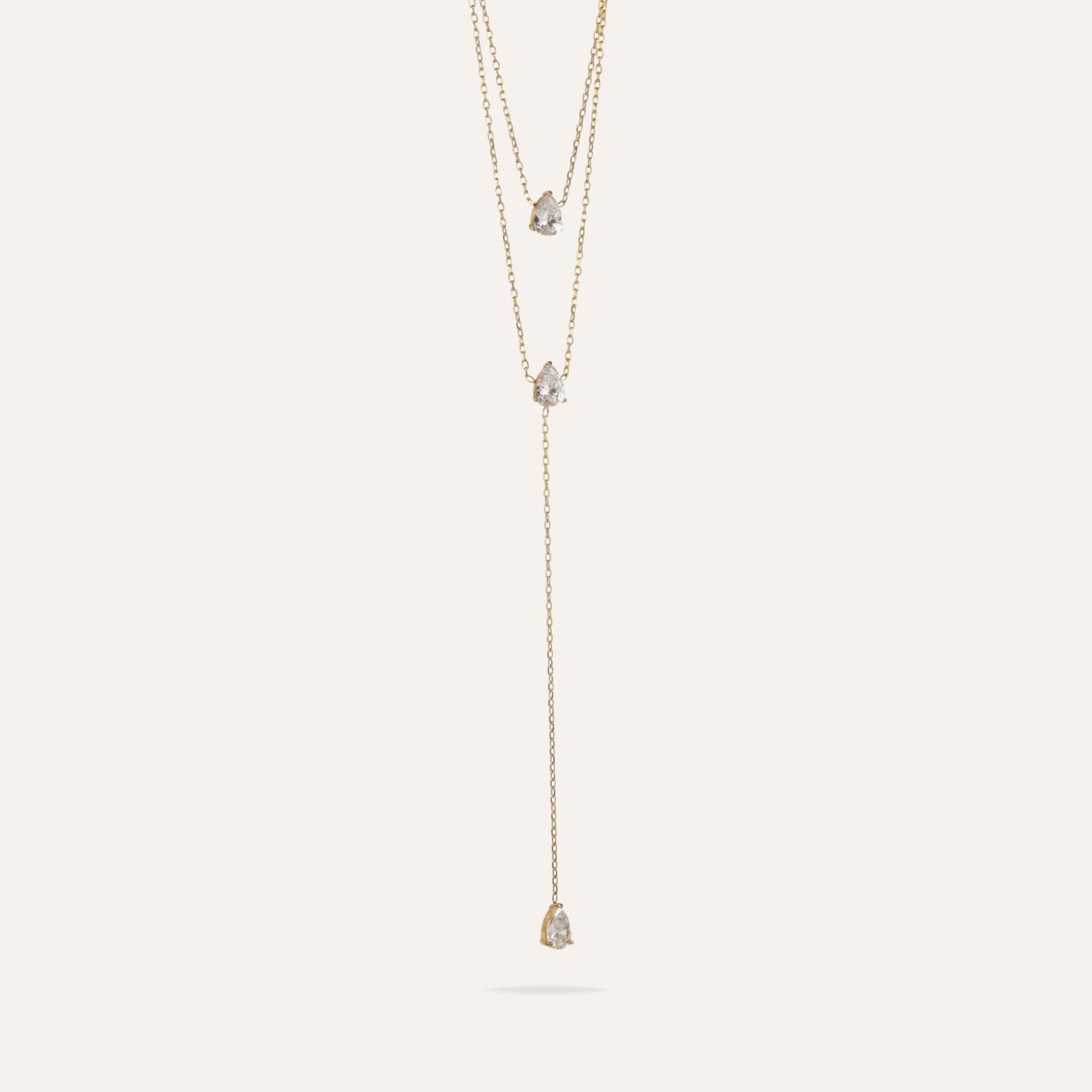 Siena | Collier en acier inoxydable et zircons