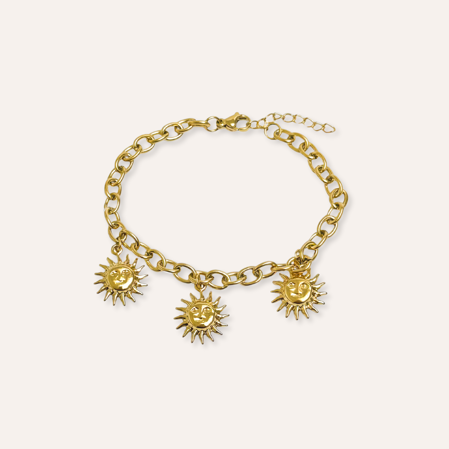 Sunny | Bracelet soleils en acier inoxydable