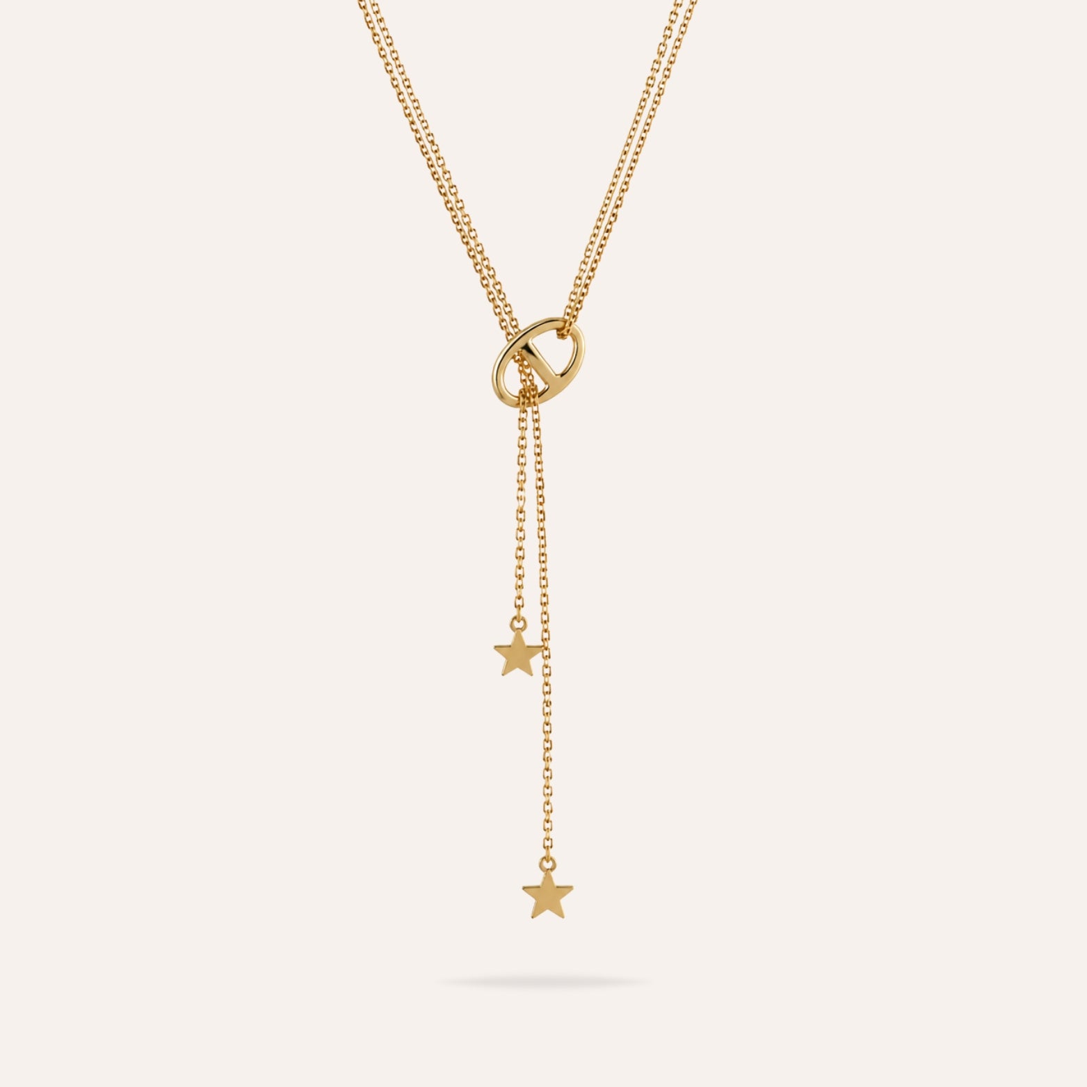 Tania | Collier sautoir en acier inoxydable