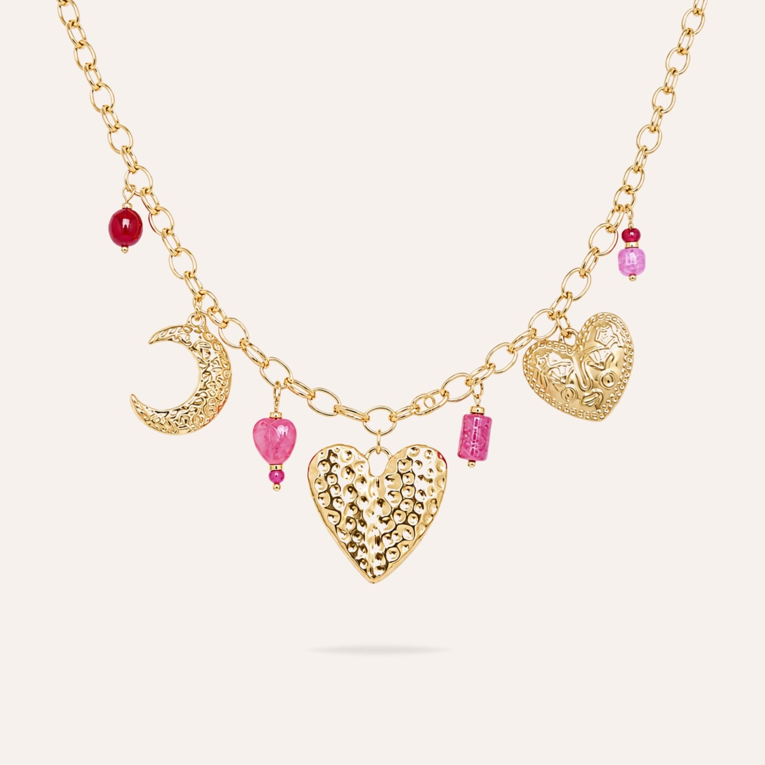 Taylor | Collier charms en acier inoxydable