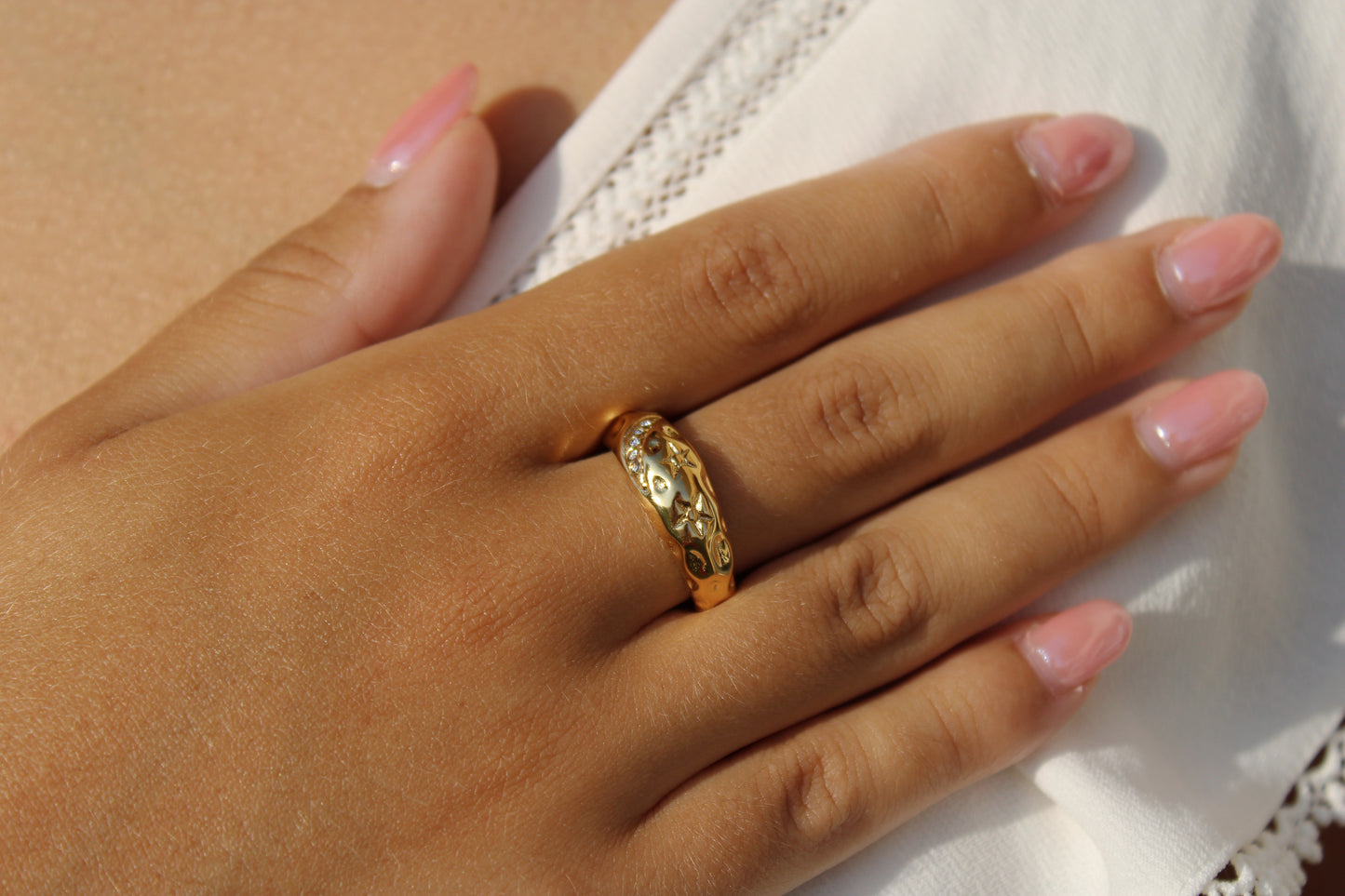 Thais | Bague en acier inoxydable