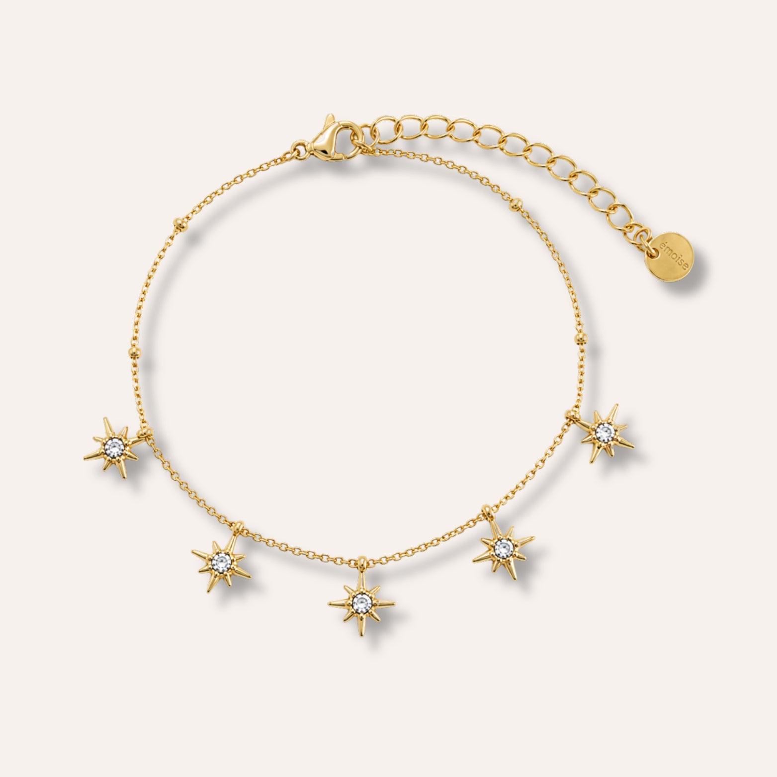 Liara | Bracelet fleurs en acier inoxydable