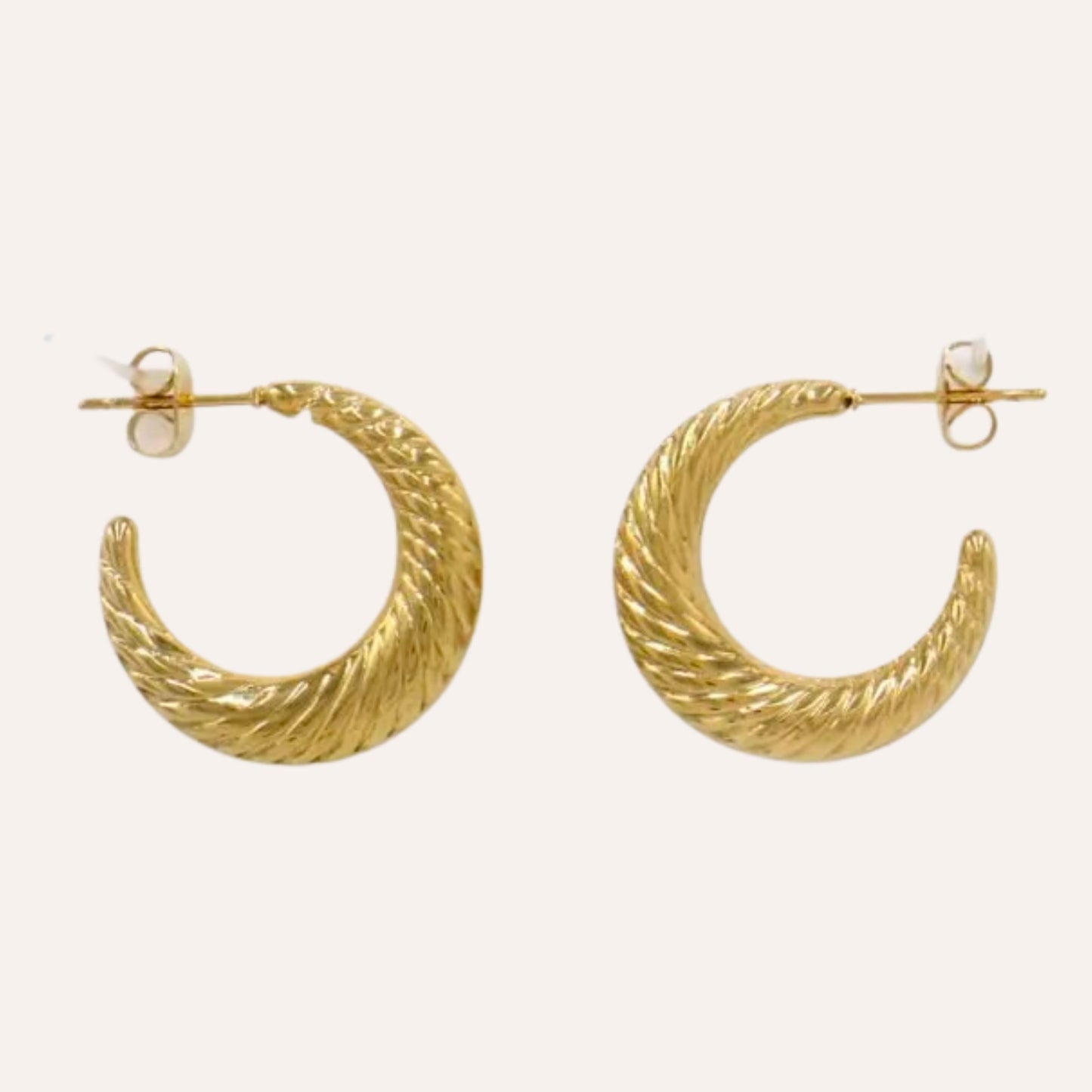 Alexia | Boucles d'oreilles en acier inoxydable