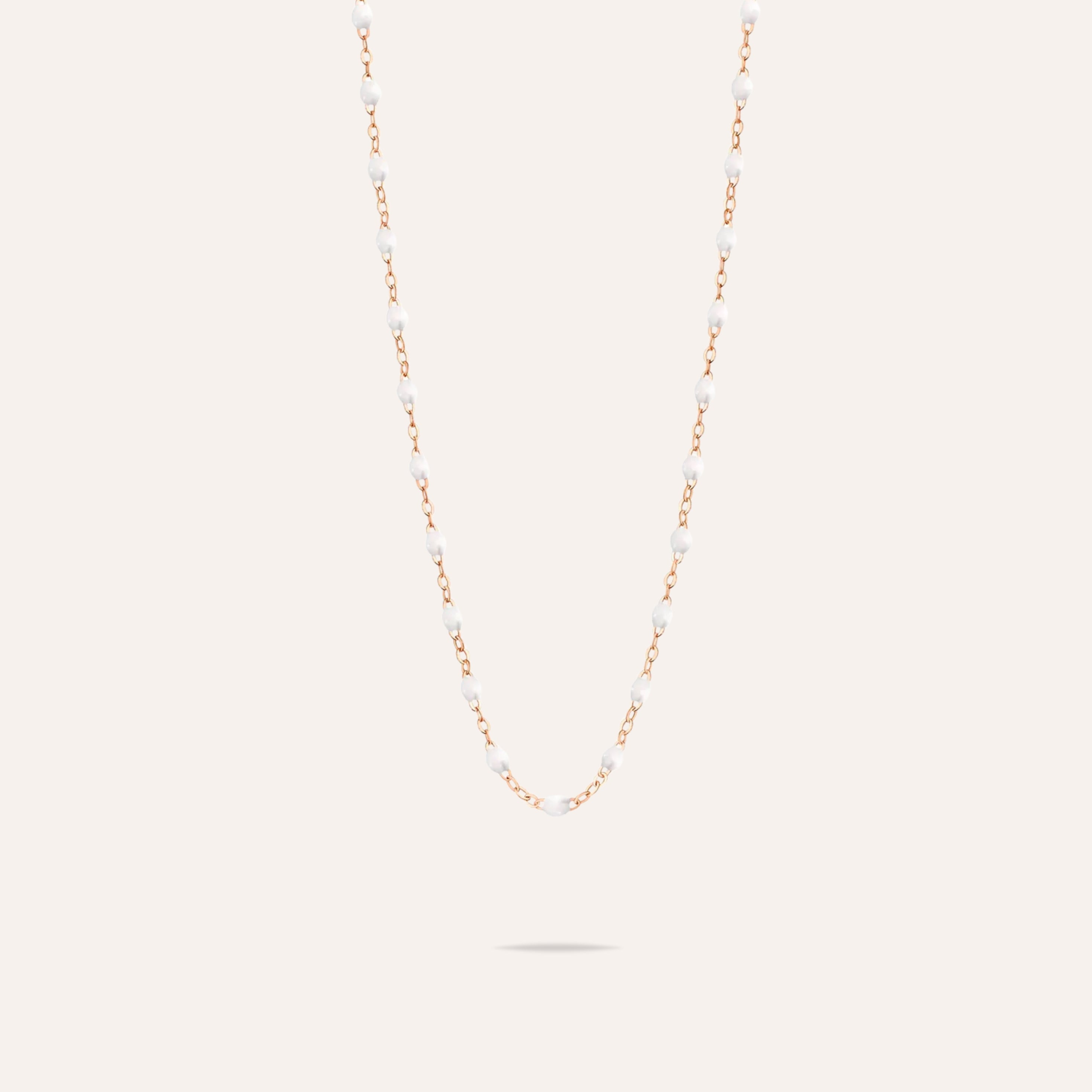 Jade | Collier en acier inoxydable doré