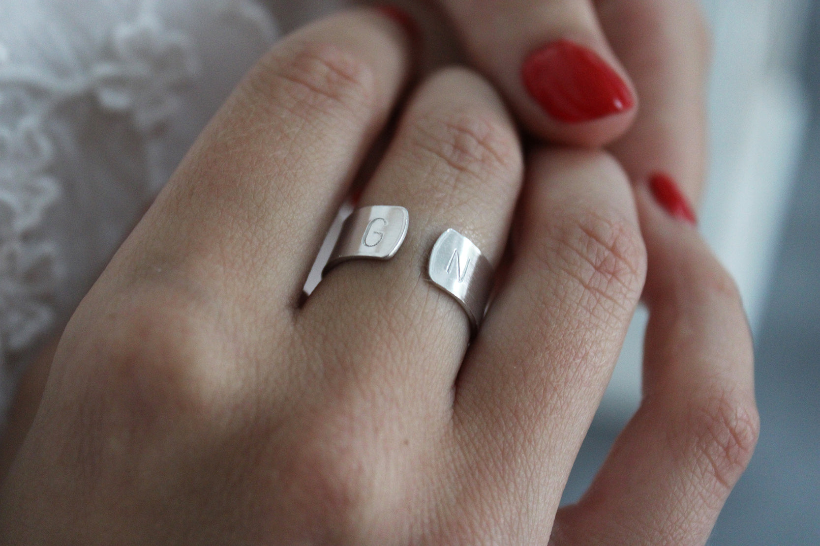 You & Me | Bague en aluminium (bague de couple)
