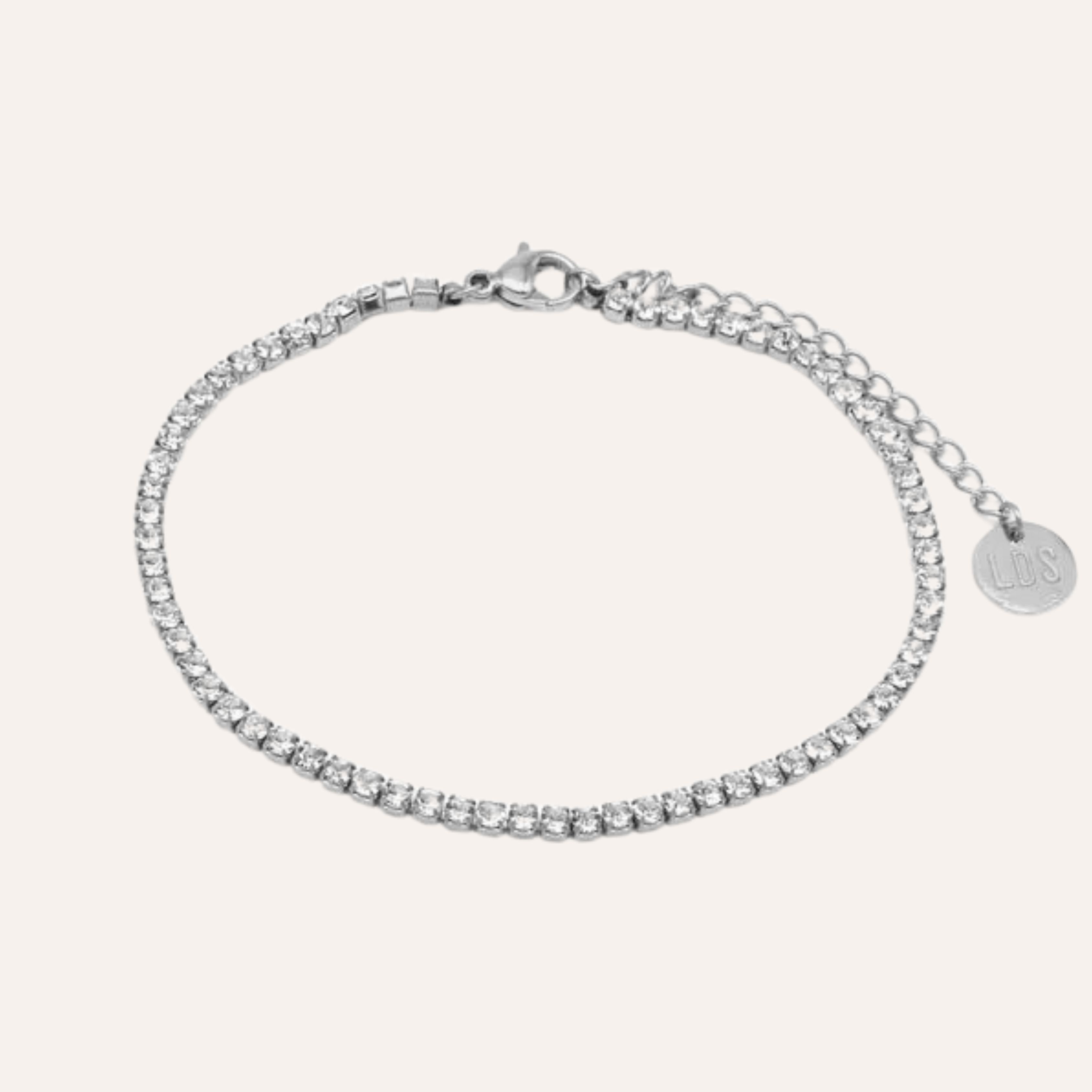 Nina | Bracelet en acier inoxydable serti de cristaux BERYL